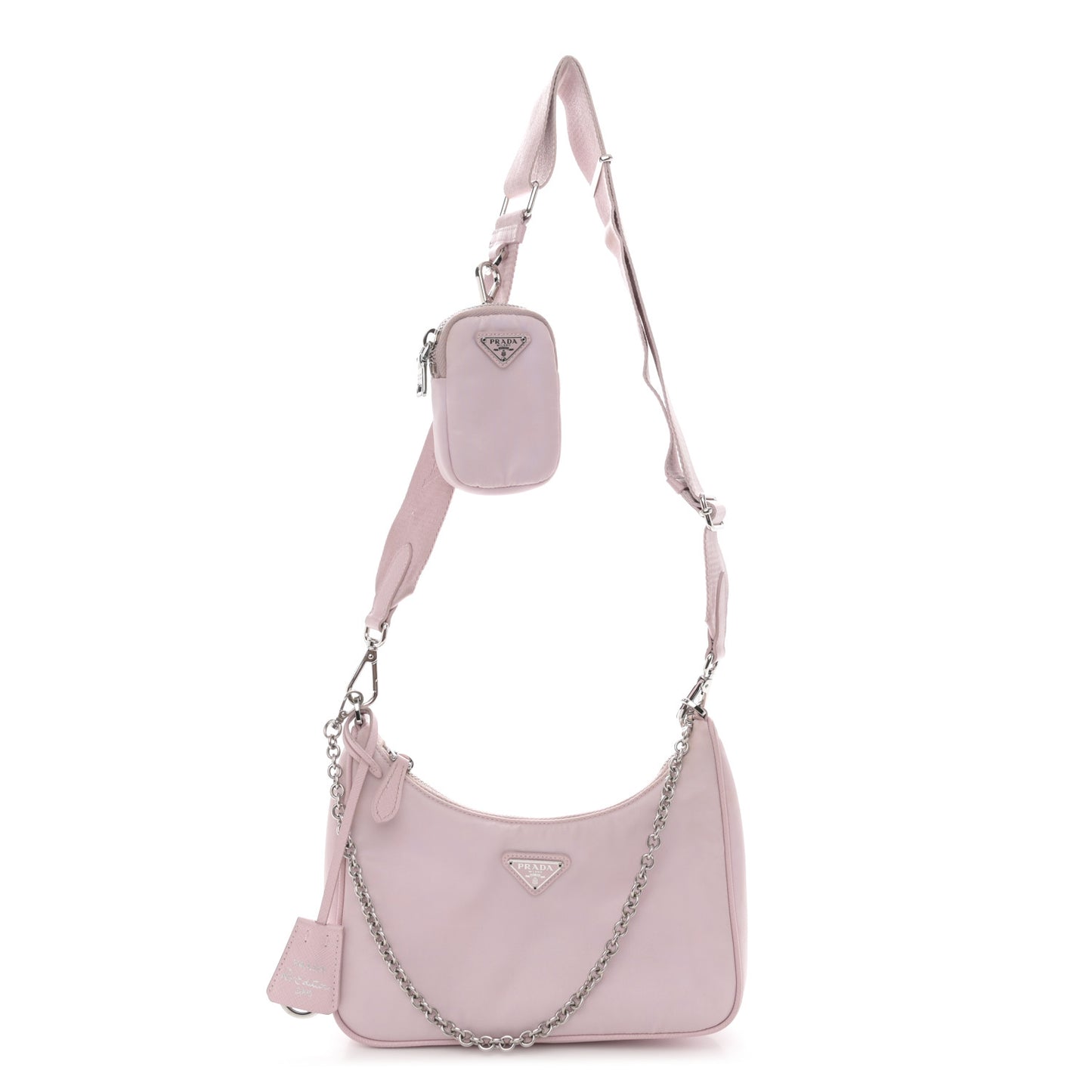Nylon Re-Edition 2005 Shoulder Bag Alabastro