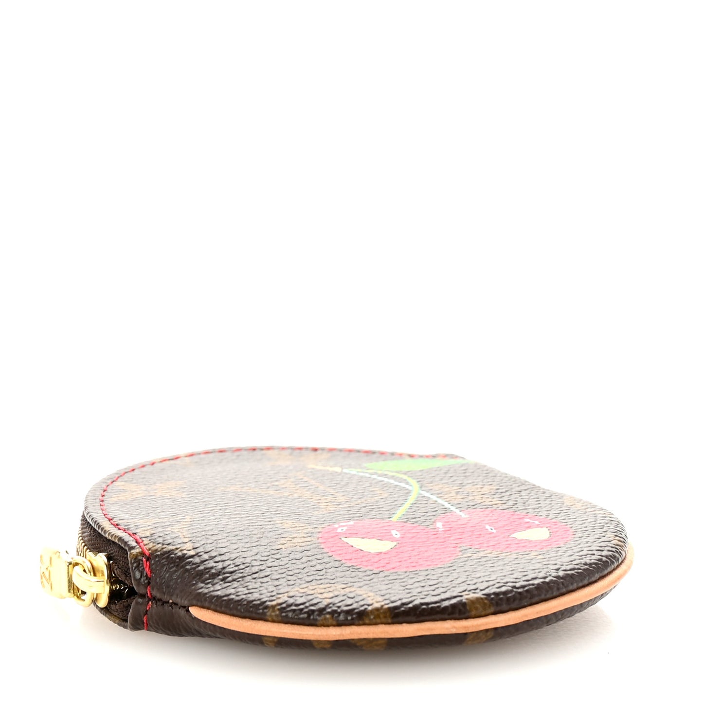 Monogram Cerises Round Coin Purse