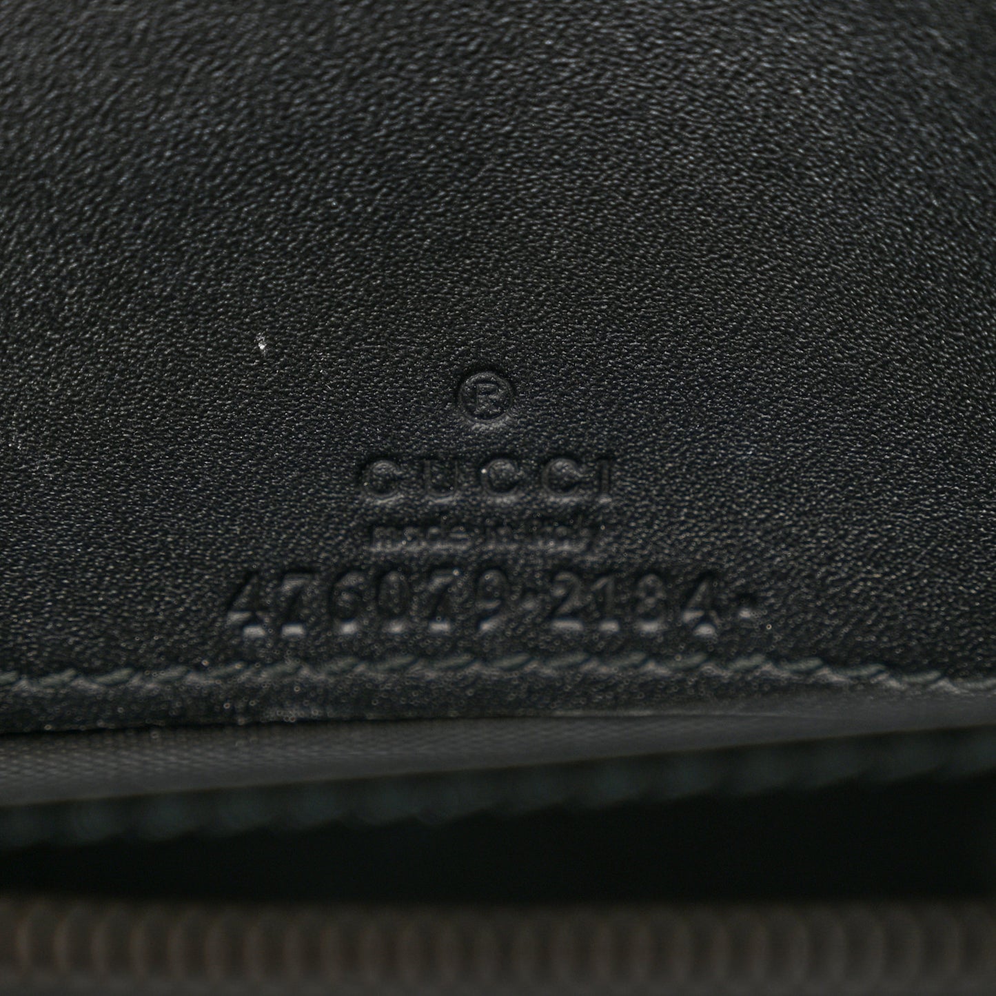 Calfskin Queen Margaret Chain Wallet Black