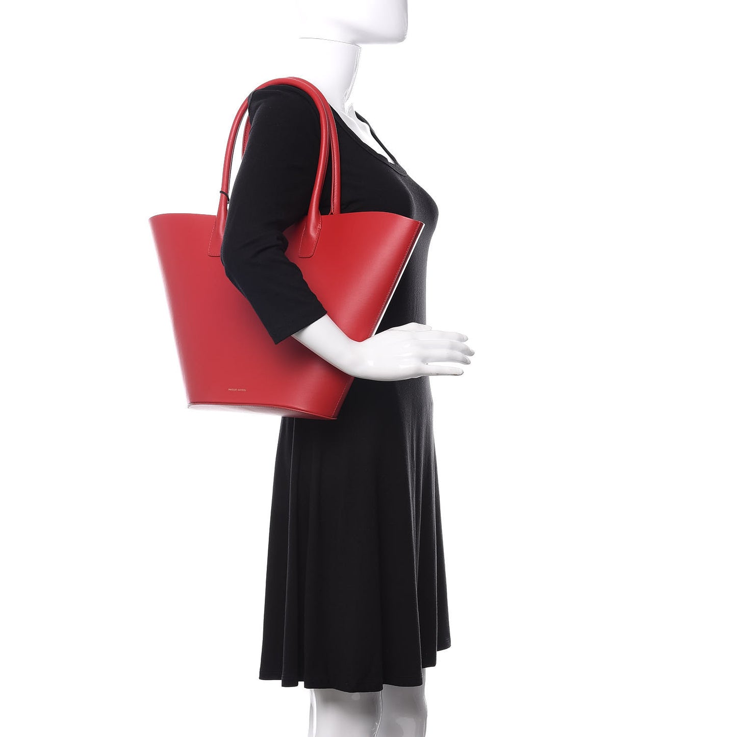 Calfskin Triangle Tote Flamma