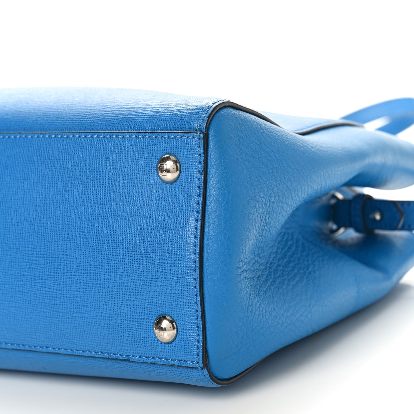 Vitello Elite Flamingo Petite 2Jours Tote Blue Royal