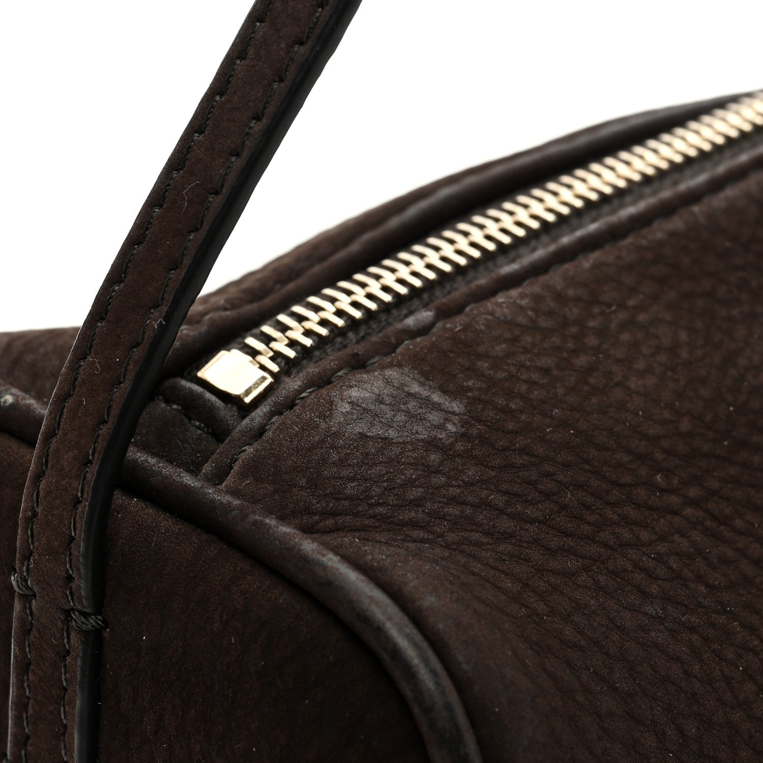 The Row Nubuck 90's Bag Wood Brown 7 of 9