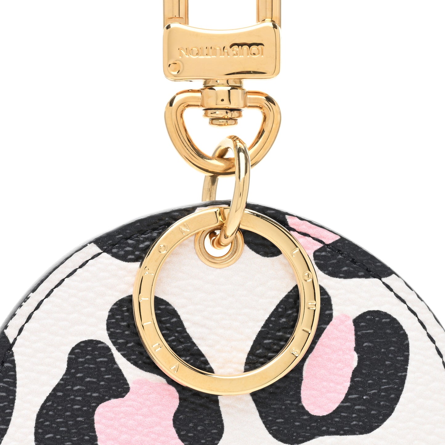 Monogram Wild At Heart Illustre Bag Charm Key Ring Black