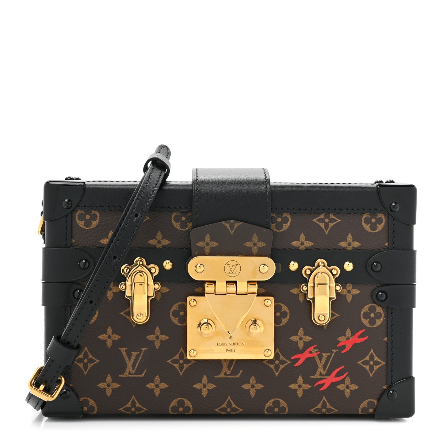 Monogram Petite Malle Black