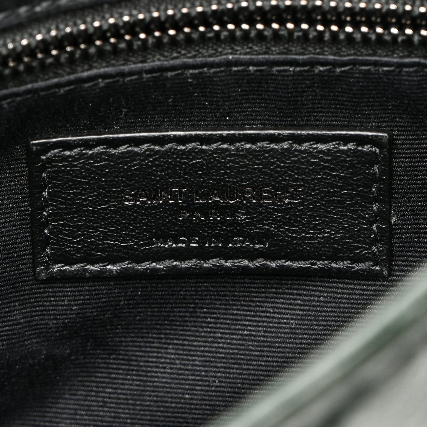 Crinkled Calfskin Matelasse Monogram Niki Chain Wallet Khaki Militaire