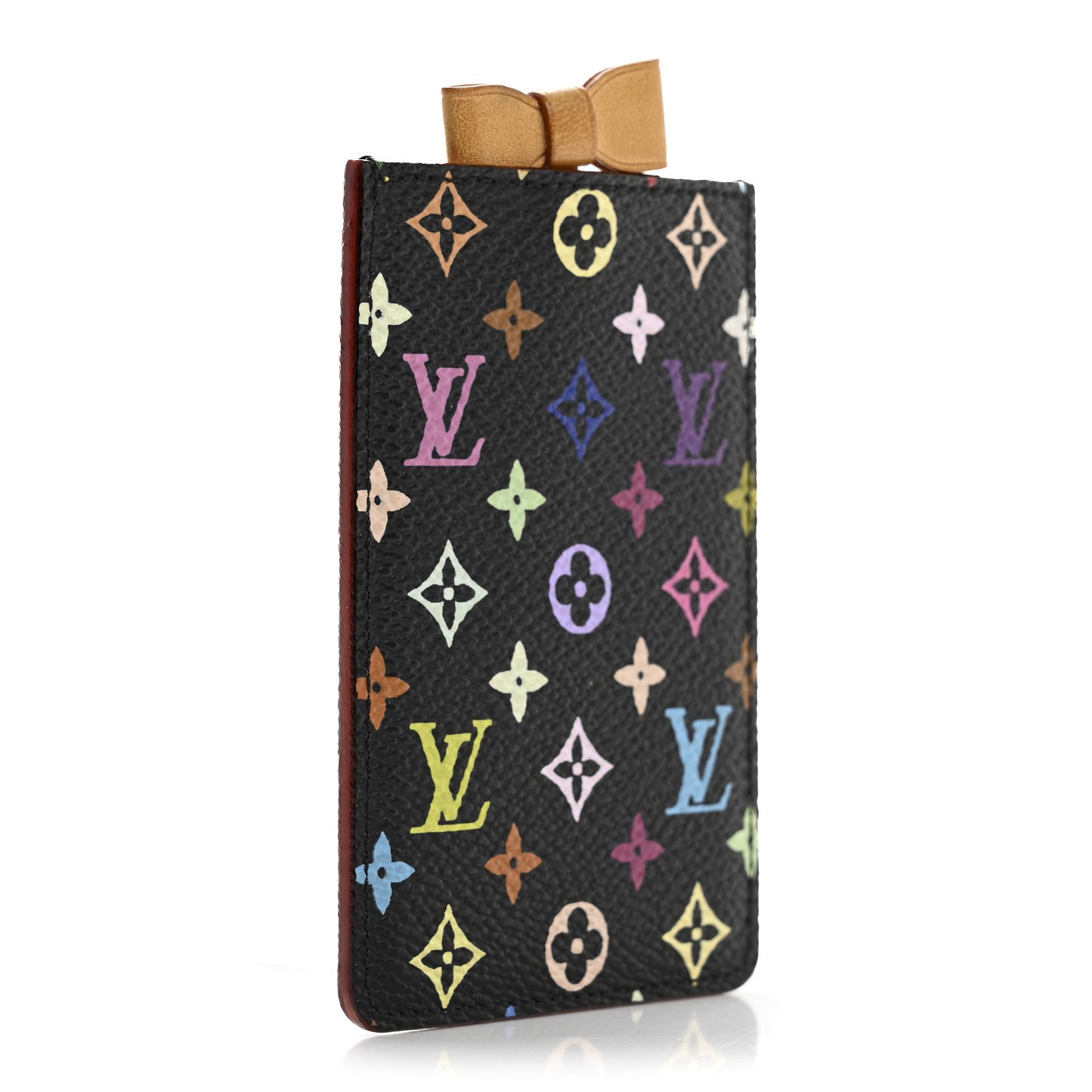 Monogram Multicolor Mirror and Case Pouch Black