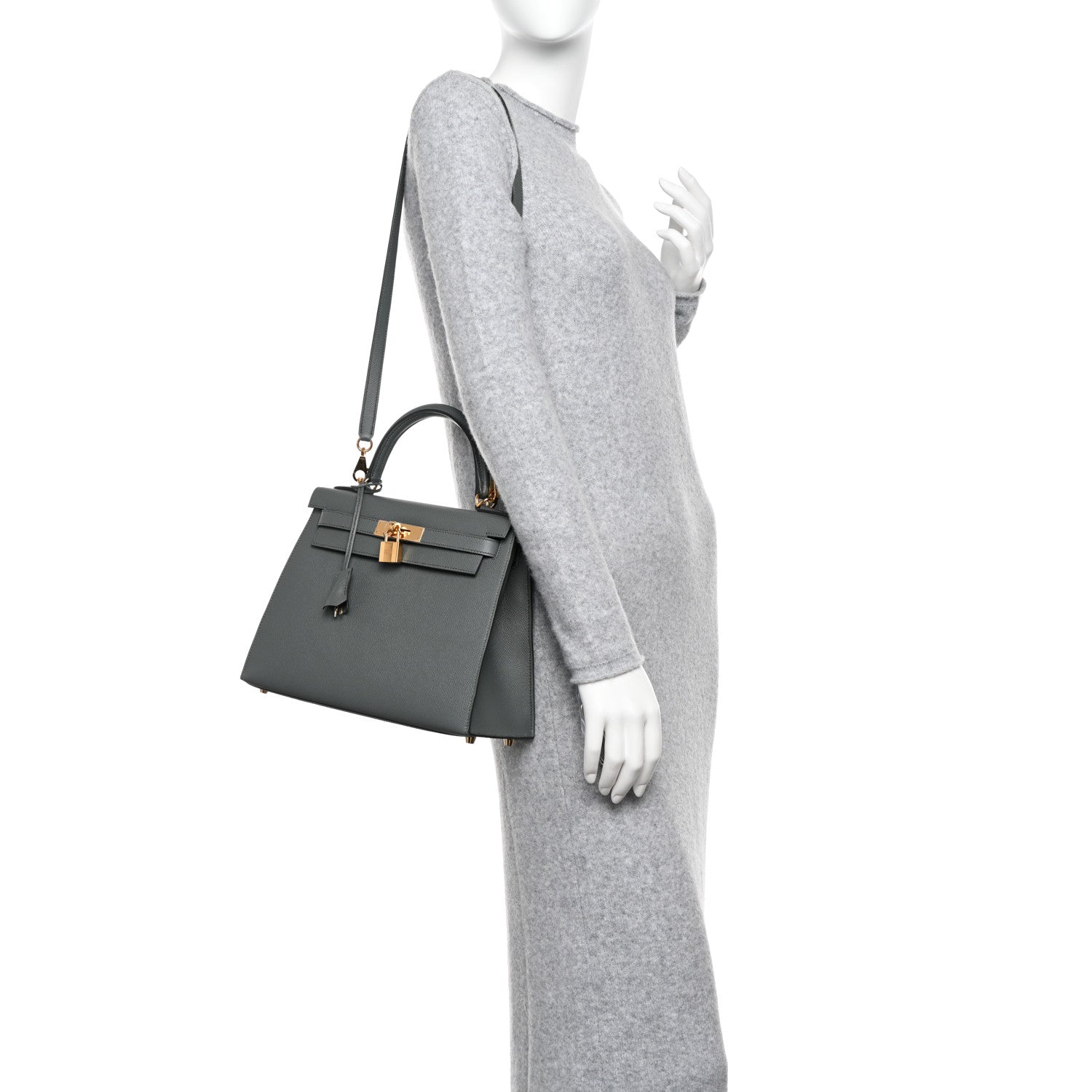 Hermes Epsom Kelly Sellier 28 Vert Amande 3 of 11