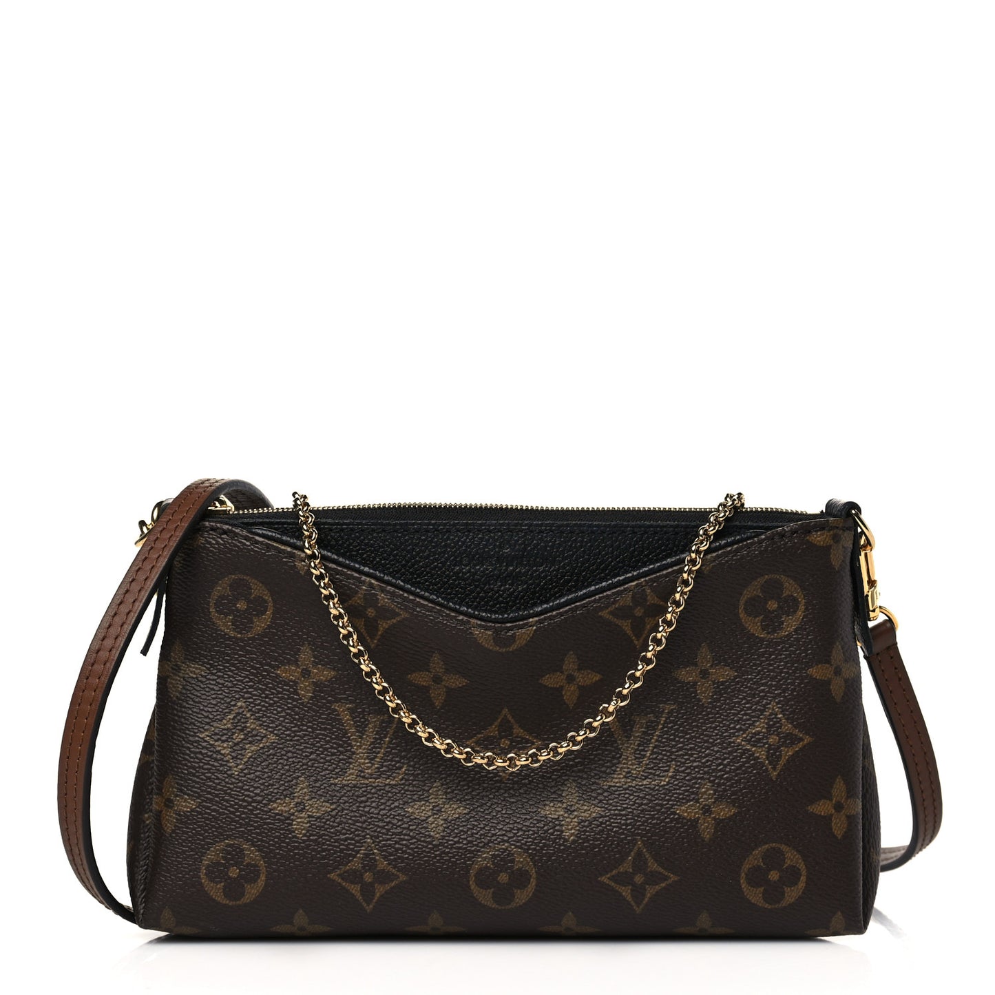 Monogram Pallas Clutch Black