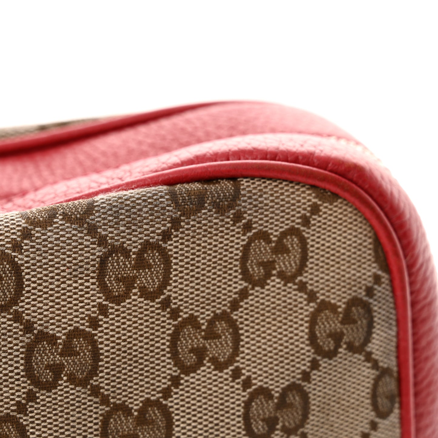 Monogram Mini Bree Messenger Bag Red