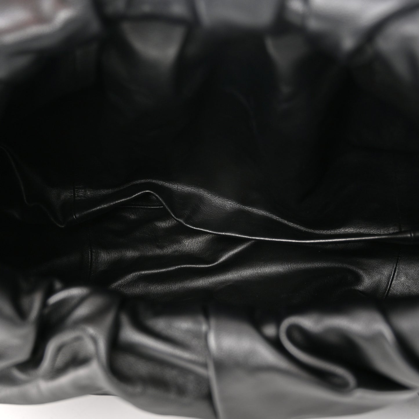Smooth Butter Calfskin Large The Shoulder Pouch Black