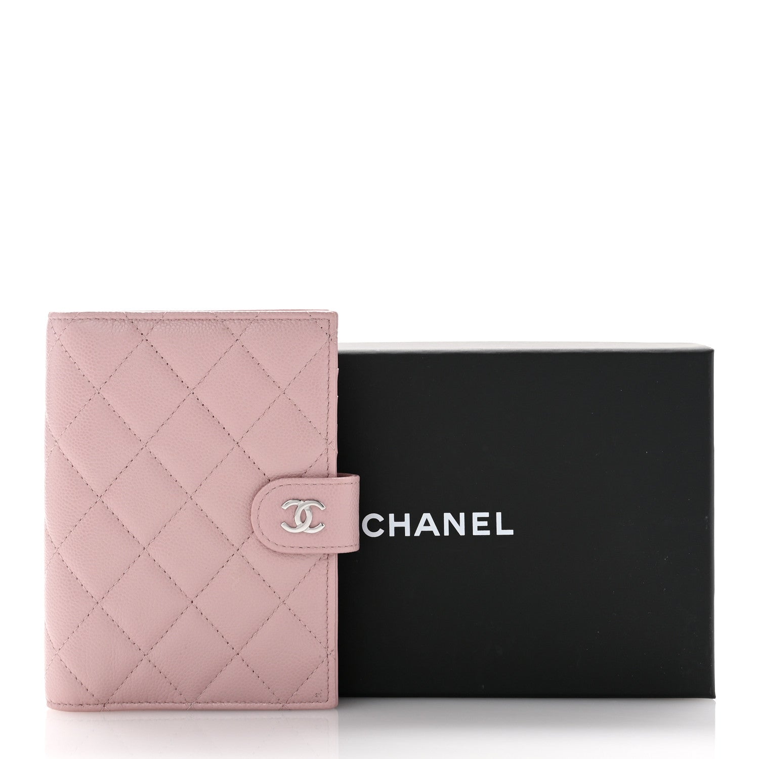 Chanel Caviar Quilted Passport Holder Light Pink 9 of 9
