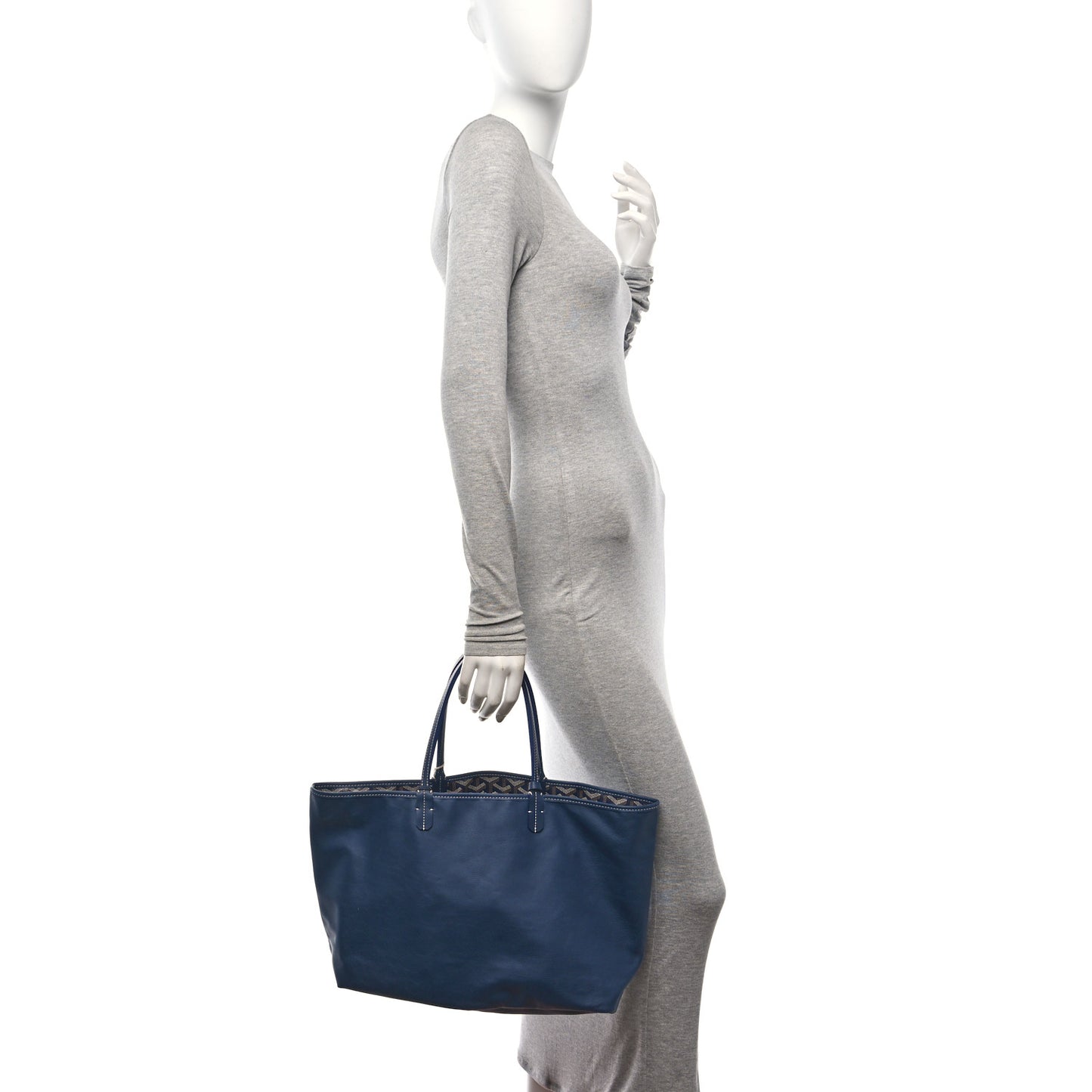 Goyardine Reversible Anjou PM Navy