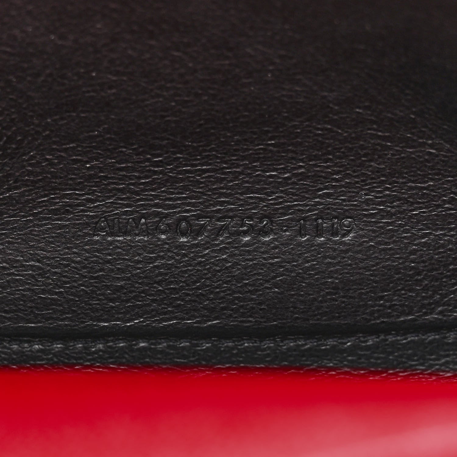 Saint Laurent Grain de Poudre Mini Uptown Crossbody Bag Red 8 of 13