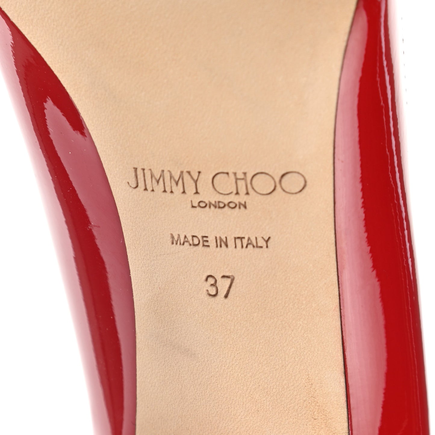 Patent Pumps 37 Red