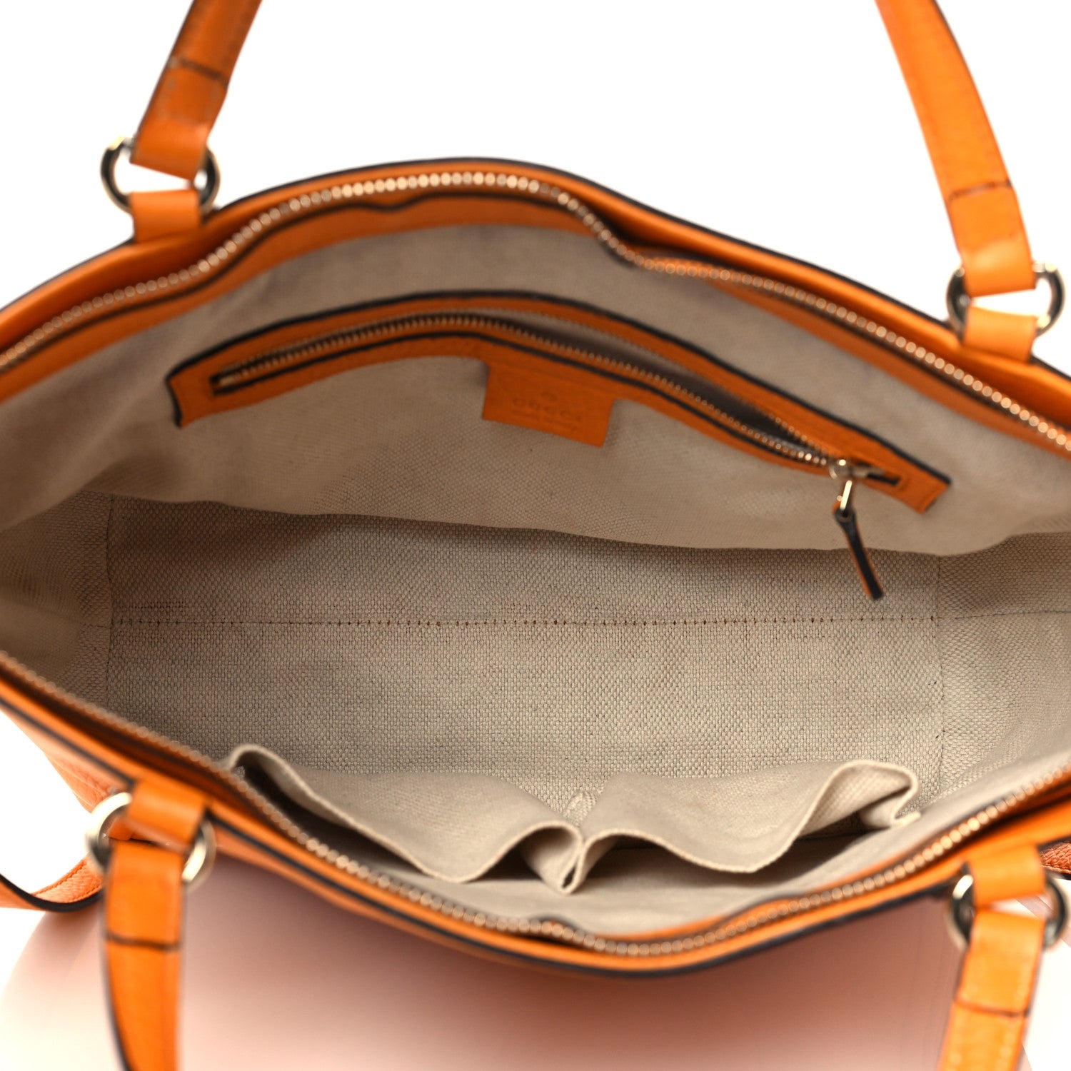 Gucci Pebbled Calfskin Small Soho Top Handle Bag Curcuma 5 of 10