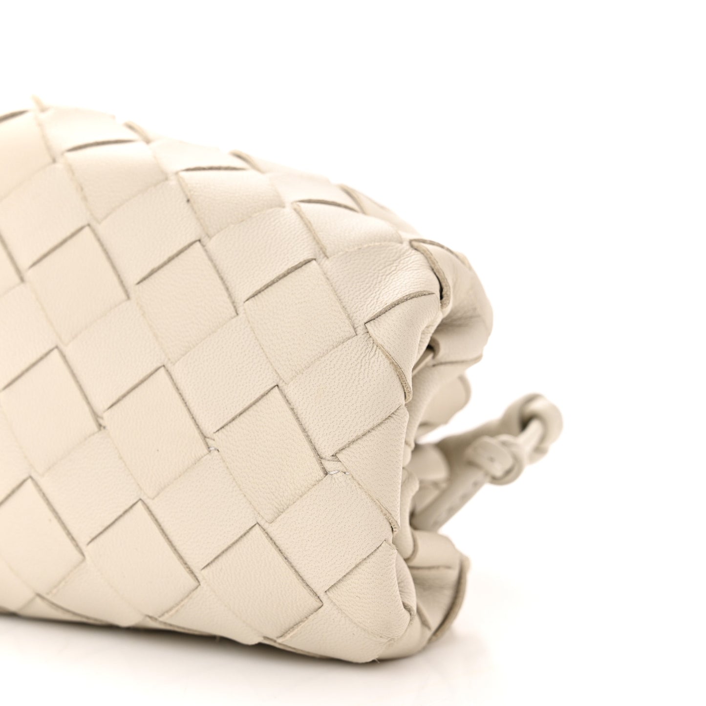 Nappa Intrecciato The Mini Pouch Chalk