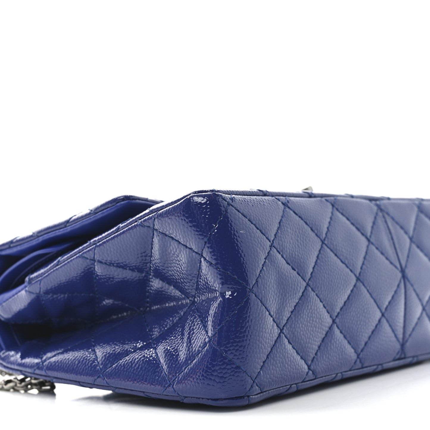 Patent Caviar Quilted 2.55 Reissue 226 Flap Navy Blue