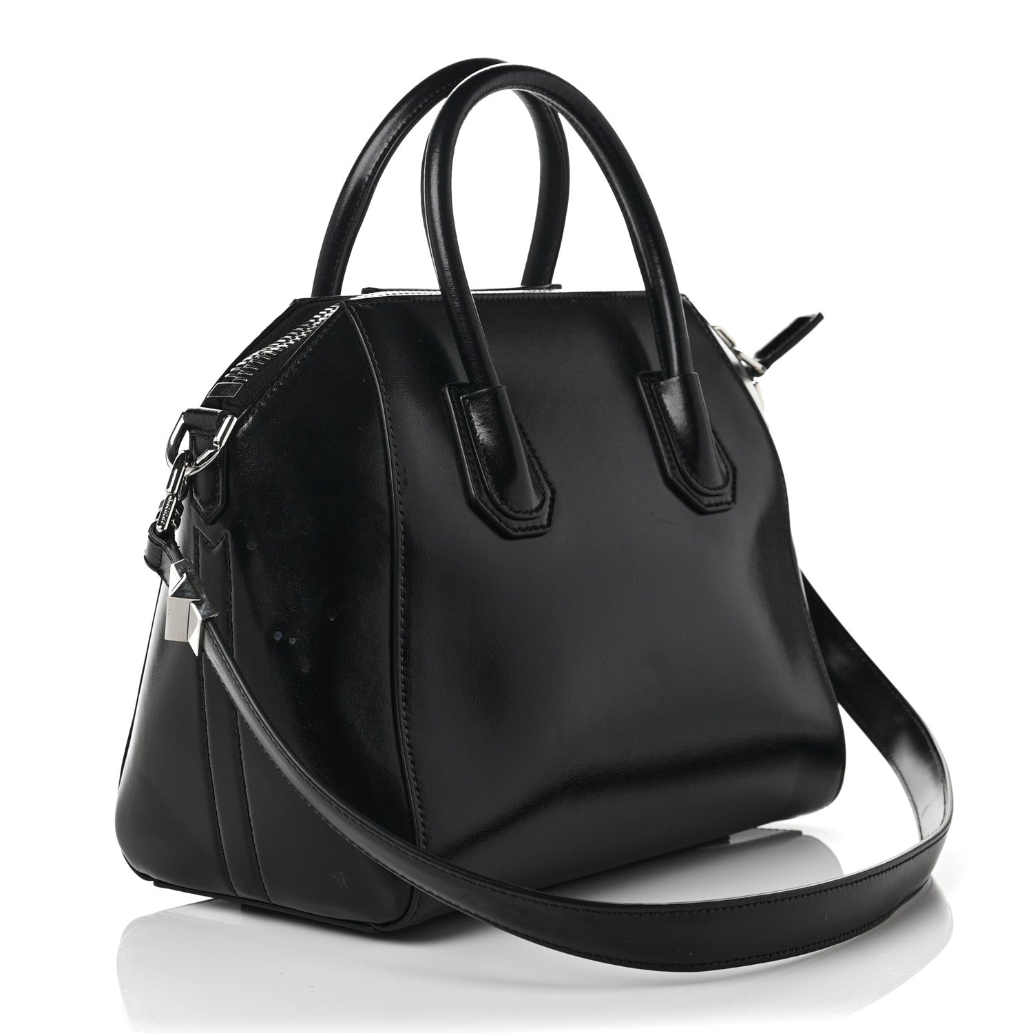 Givenchy Shiny Lord Calfskin Medium Antigona Black 3 of 9