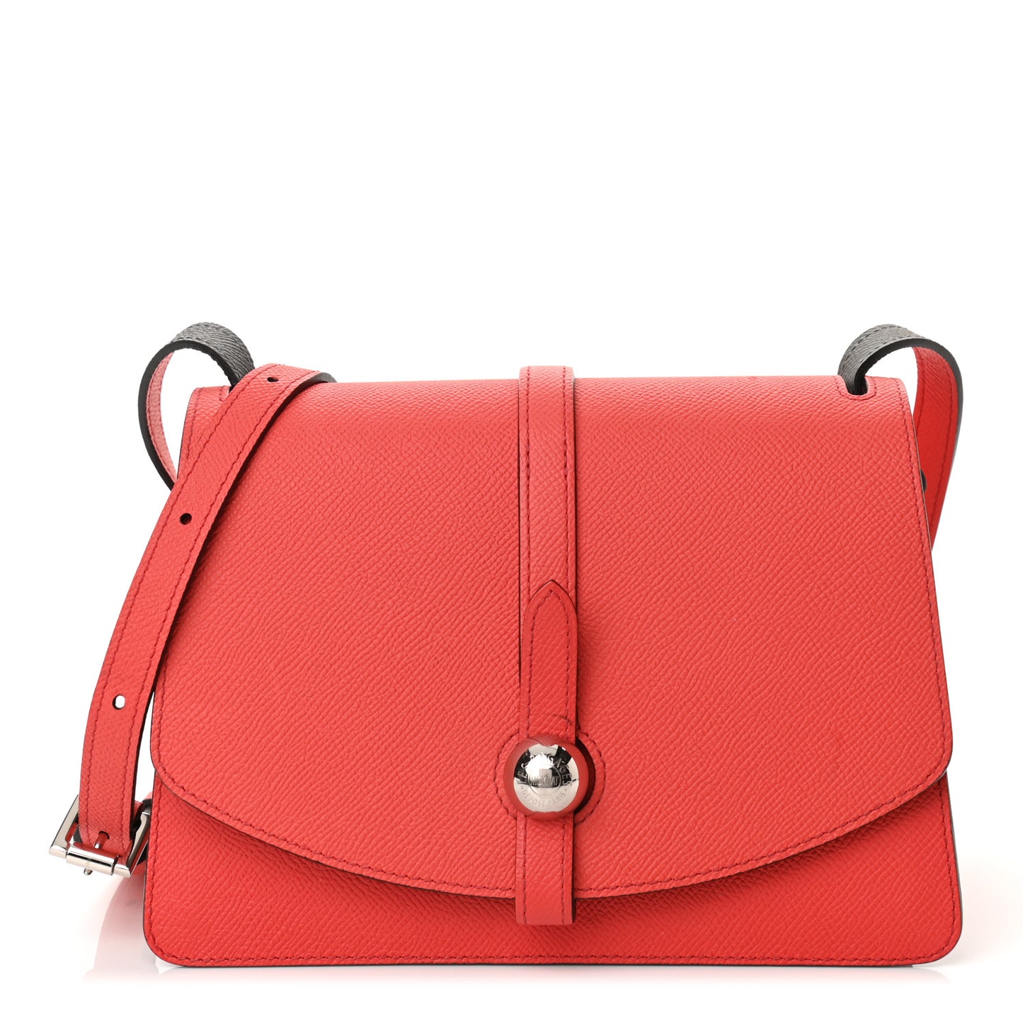 Carat Calfskin Madeleine Bag Coral Zinc