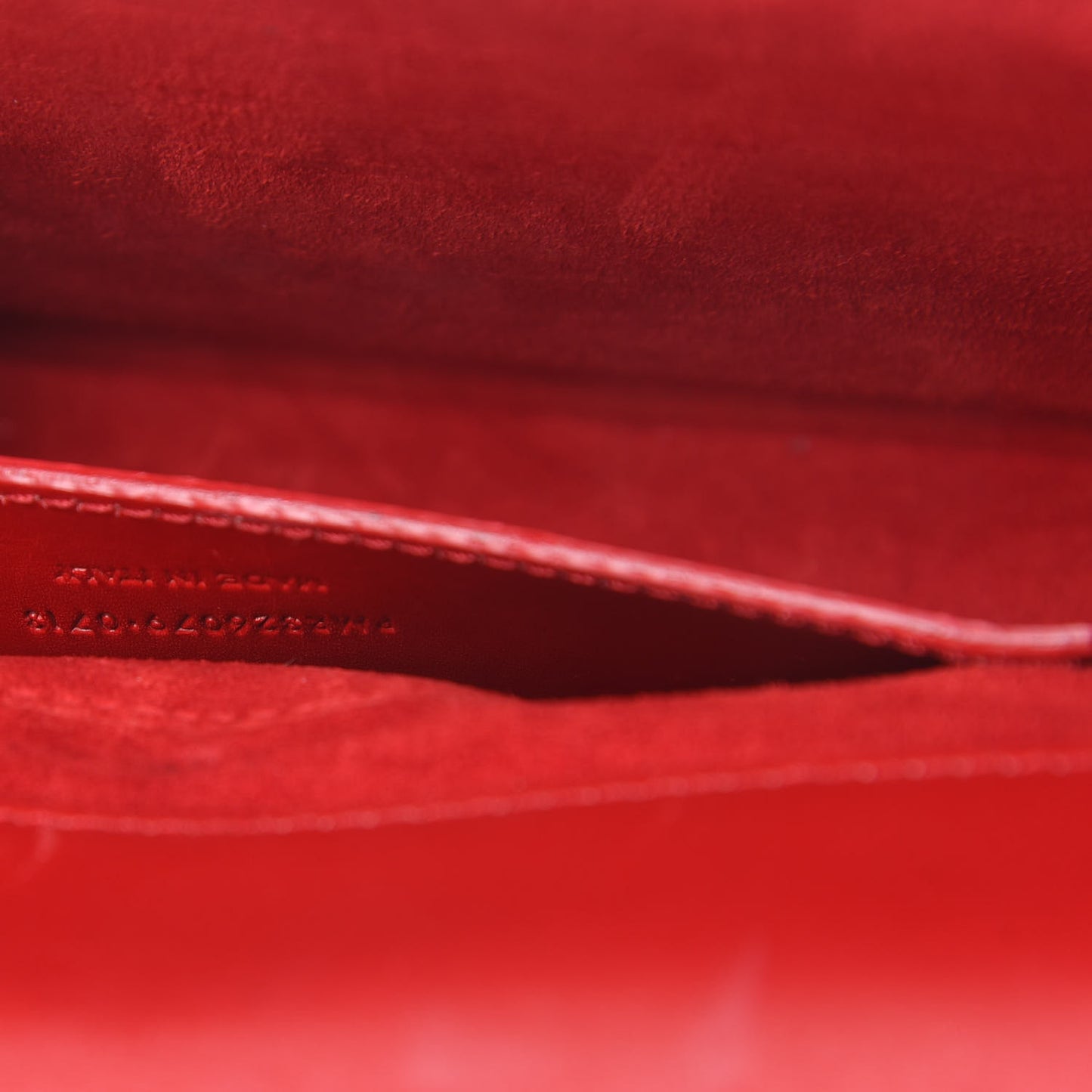 Calfskin Classic Monogram Cassandre Clutch Rouge Orient