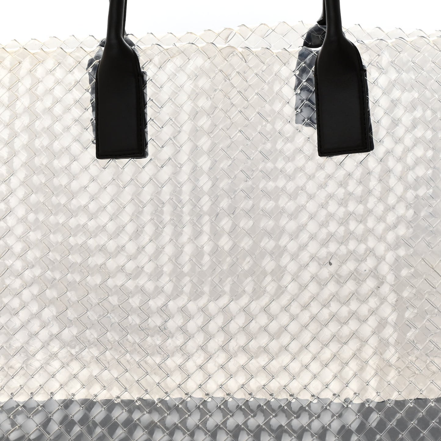 PVC Nappa Intrecciato Large Cabat Transparent Fondente