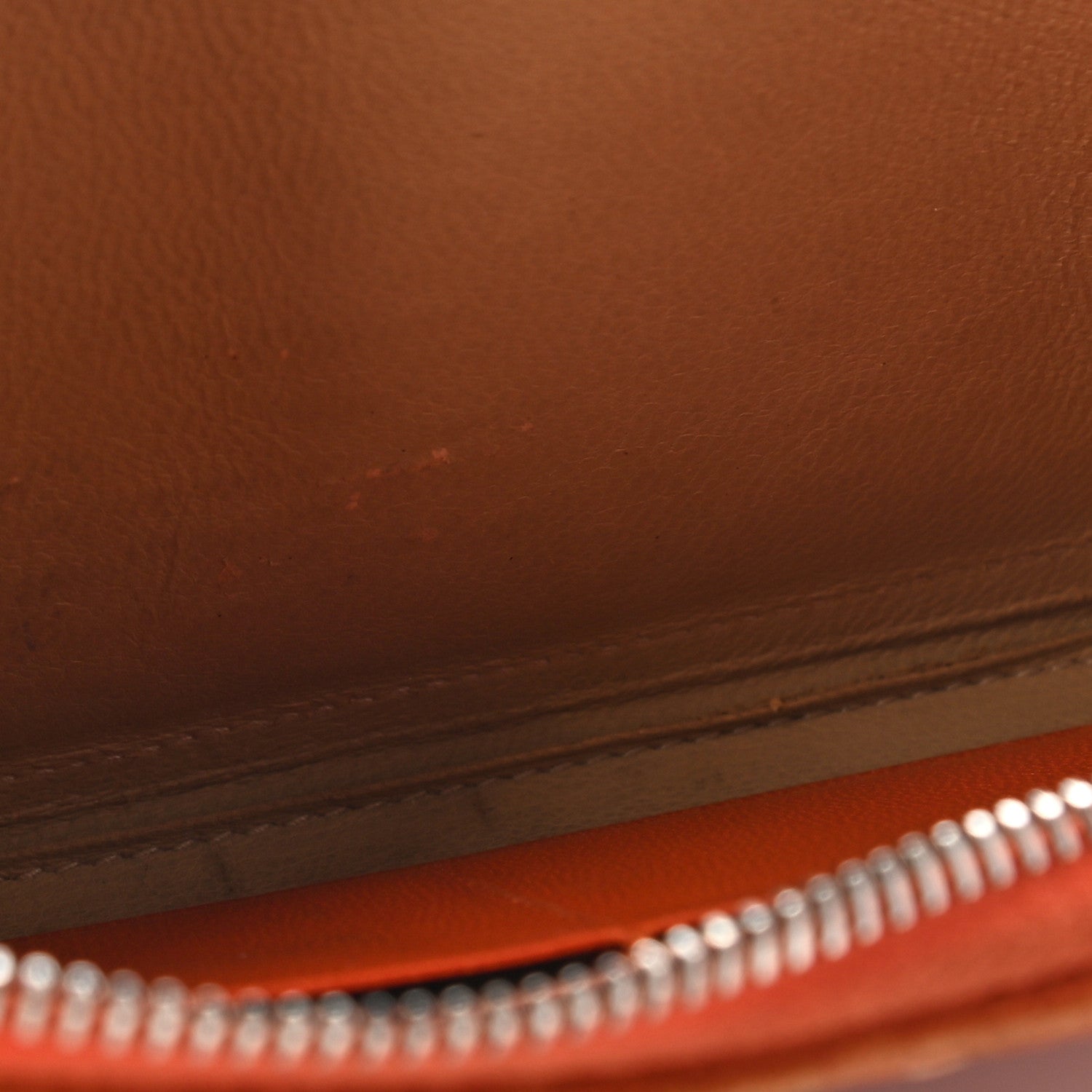 Bottega Veneta Nappa Intrecciato Zip Around Wallet Orange 9 of 16