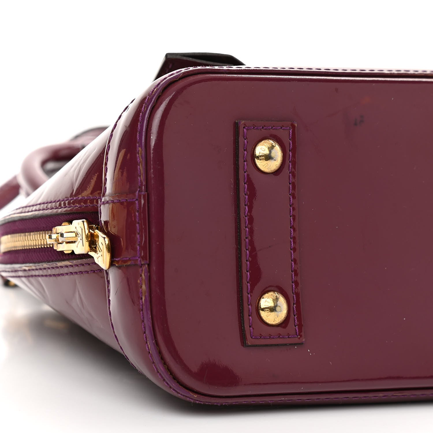 Louis Vuitton Vernis Alma BB Amethyste 9 of 13