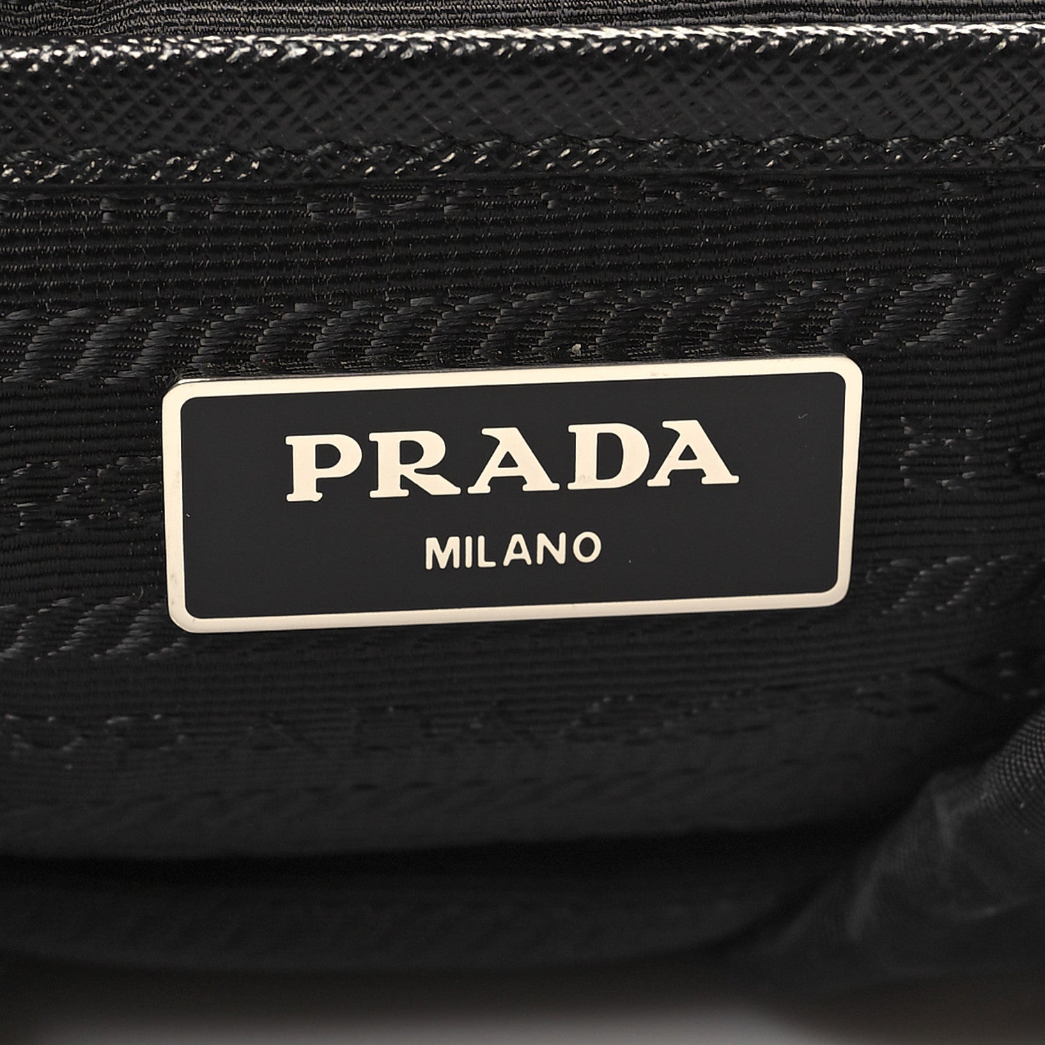 Prada Tessuto Nylon Saffiano Vela Backpack Black 6 of 10
