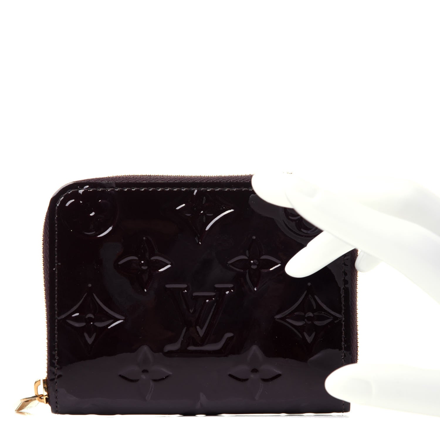 Louis Vuitton Vernis Zippy Coin Purse Wallet Amarante 2 of 9