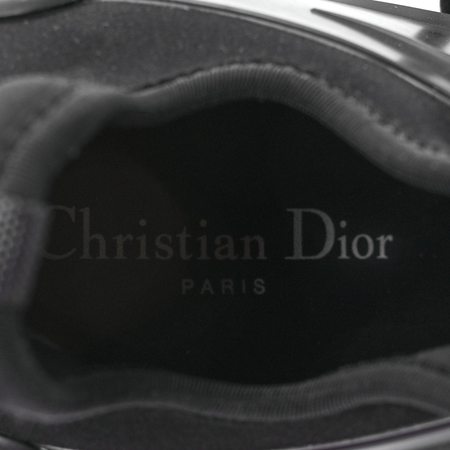 Neoprene Rubber Womens D-Connect Sneakers 37.5 Black