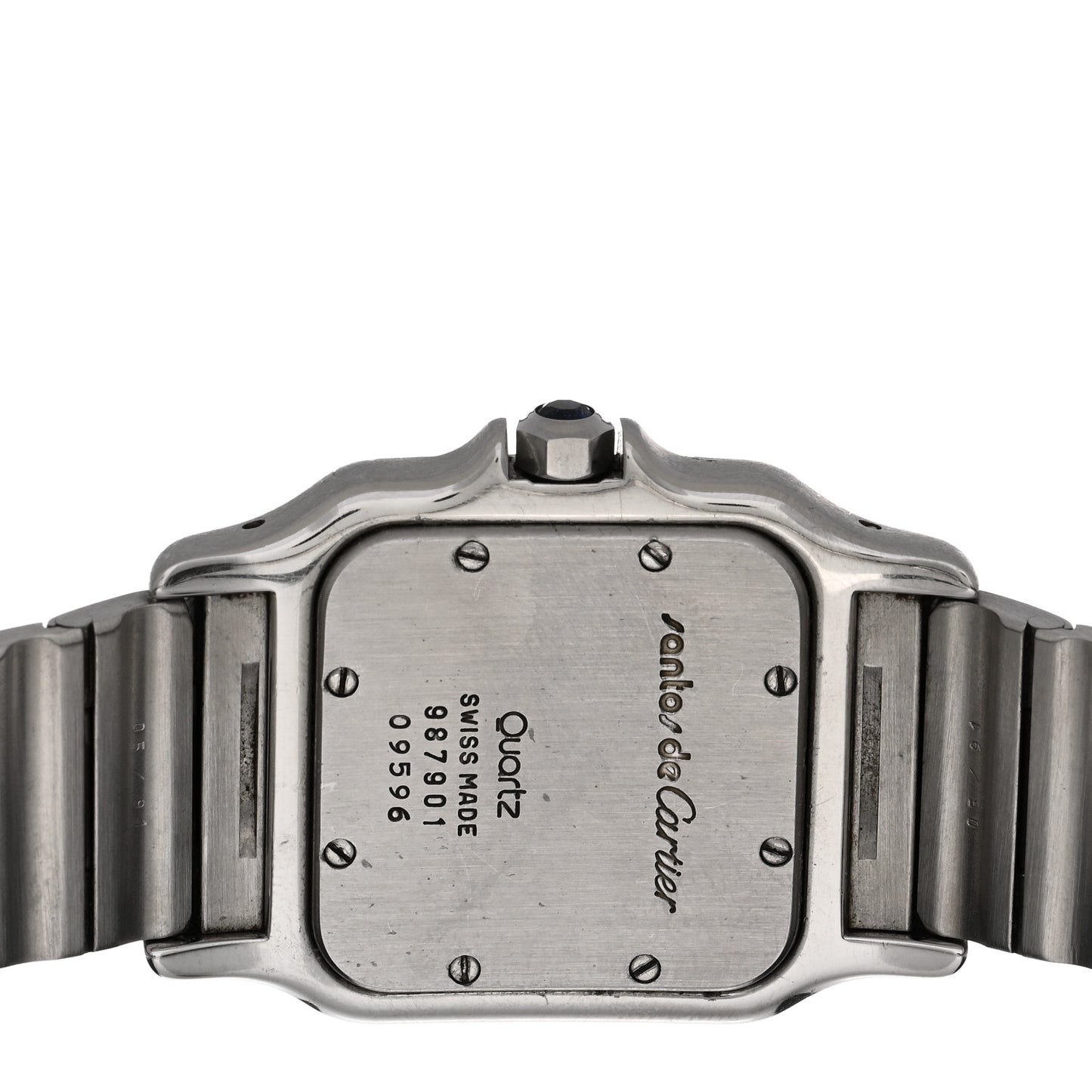 Stainless Steel 29mm Santos De Cartier Galbee Quartz Watch