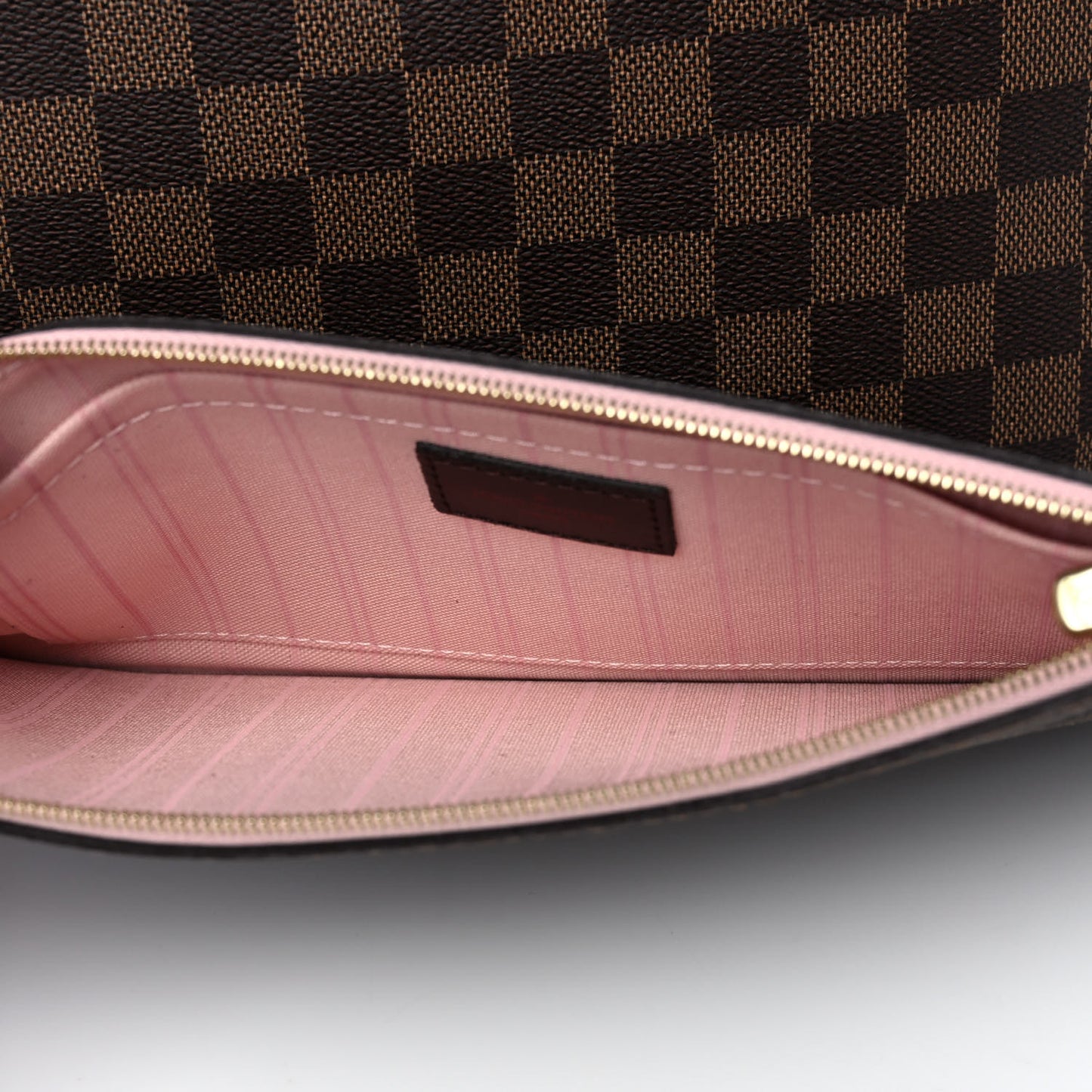 Damier Ebene Neo Neverfull MM Rose Ballerine