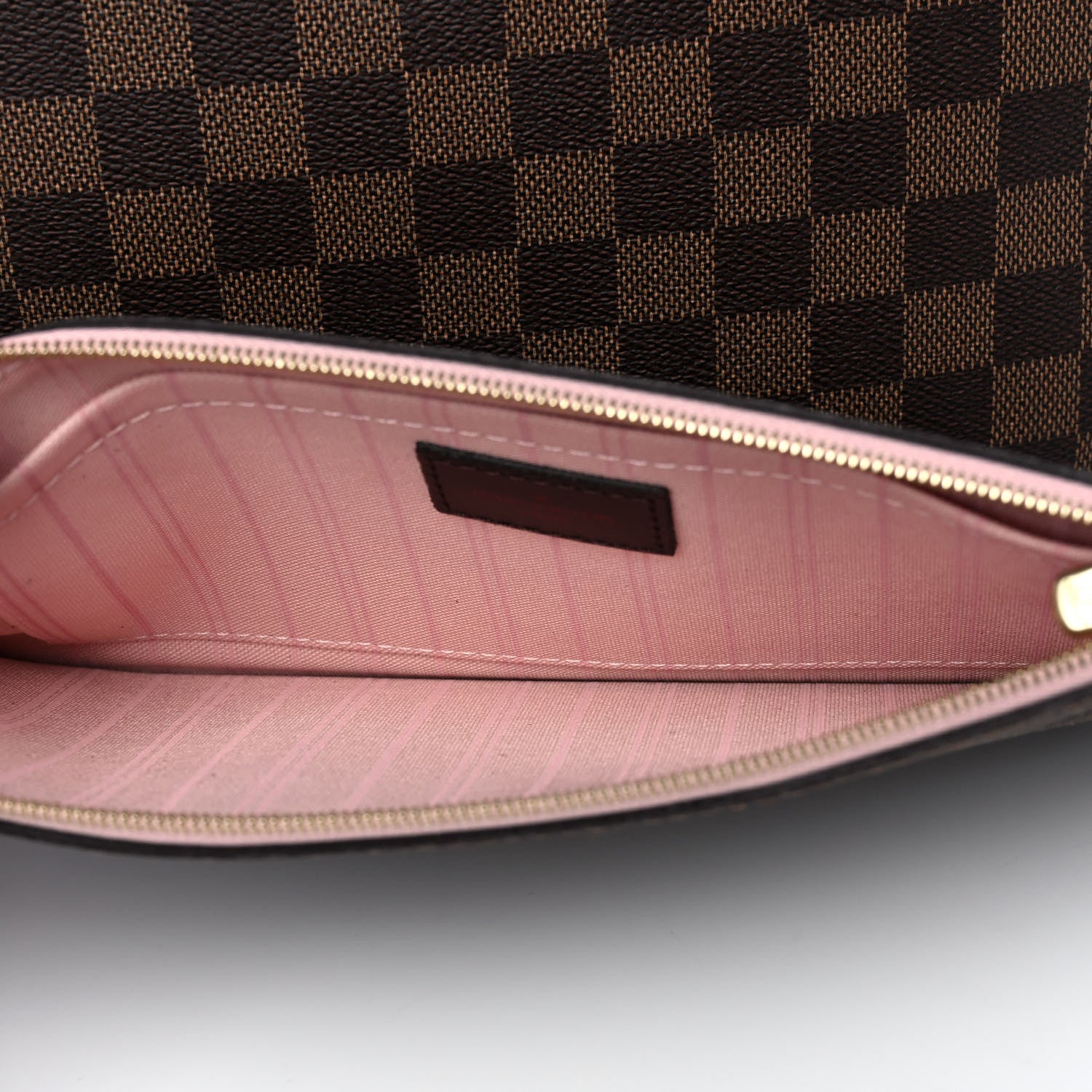 Louis Vuitton Damier Ebene Neo Neverfull MM Rose Ballerine 8 of 15
