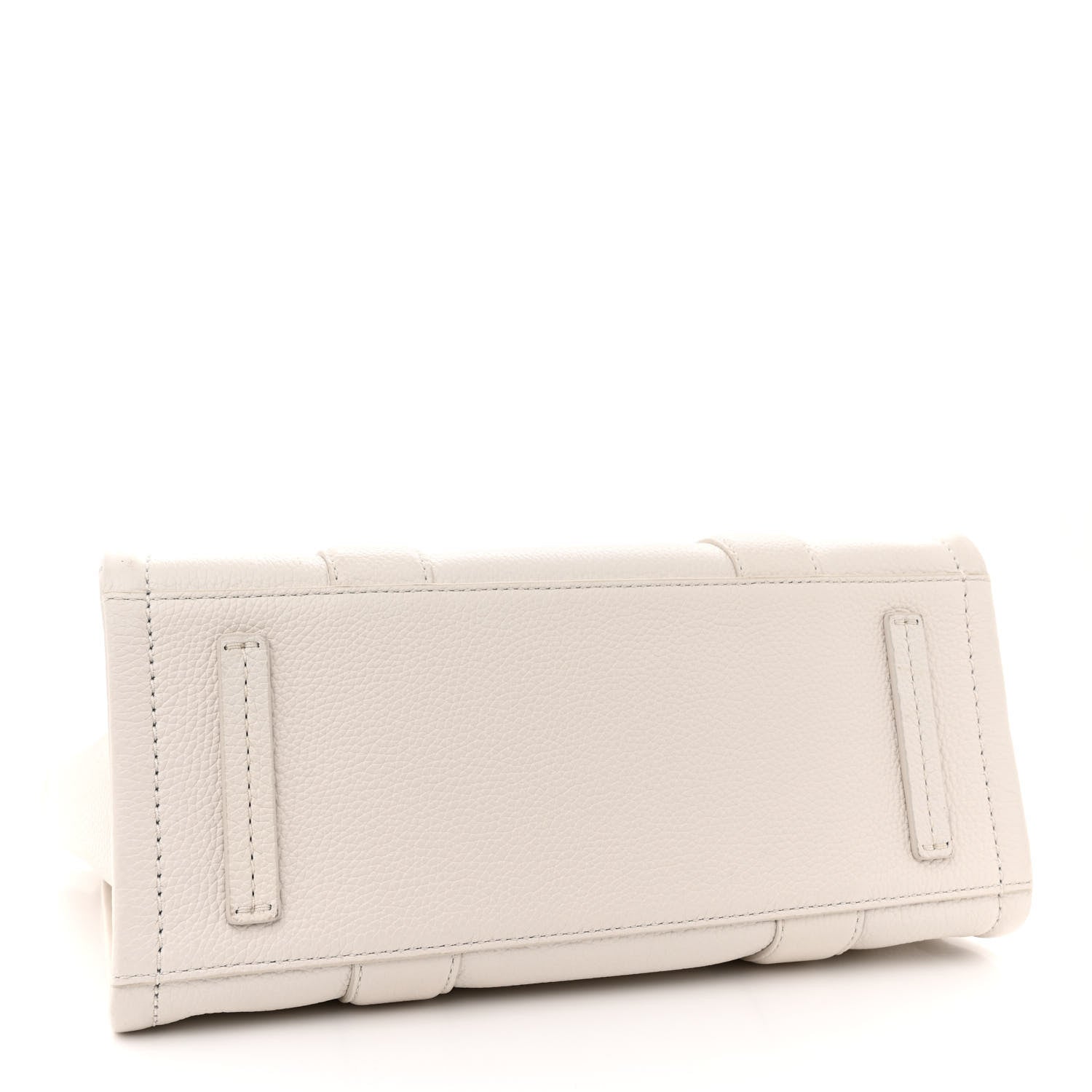 Marc Jacobs Grained Calfskin Medium The Tote Bag Cotton Silver 4 of 15