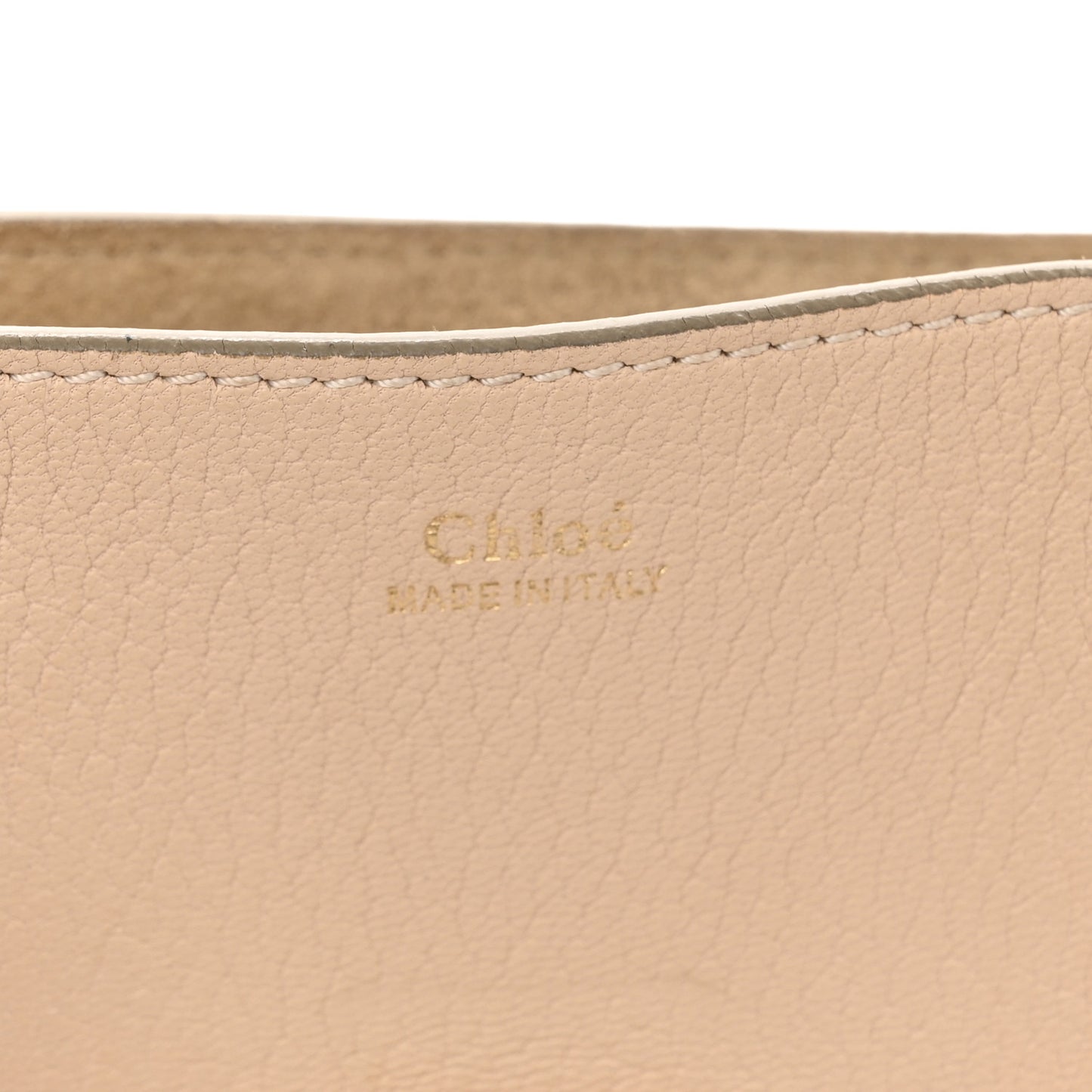 Grained Lambskin Drew Shoulder Bag Abstract White