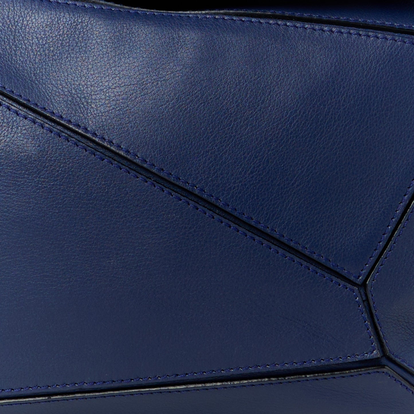 Calfskin Medium Puzzle Bag Marine