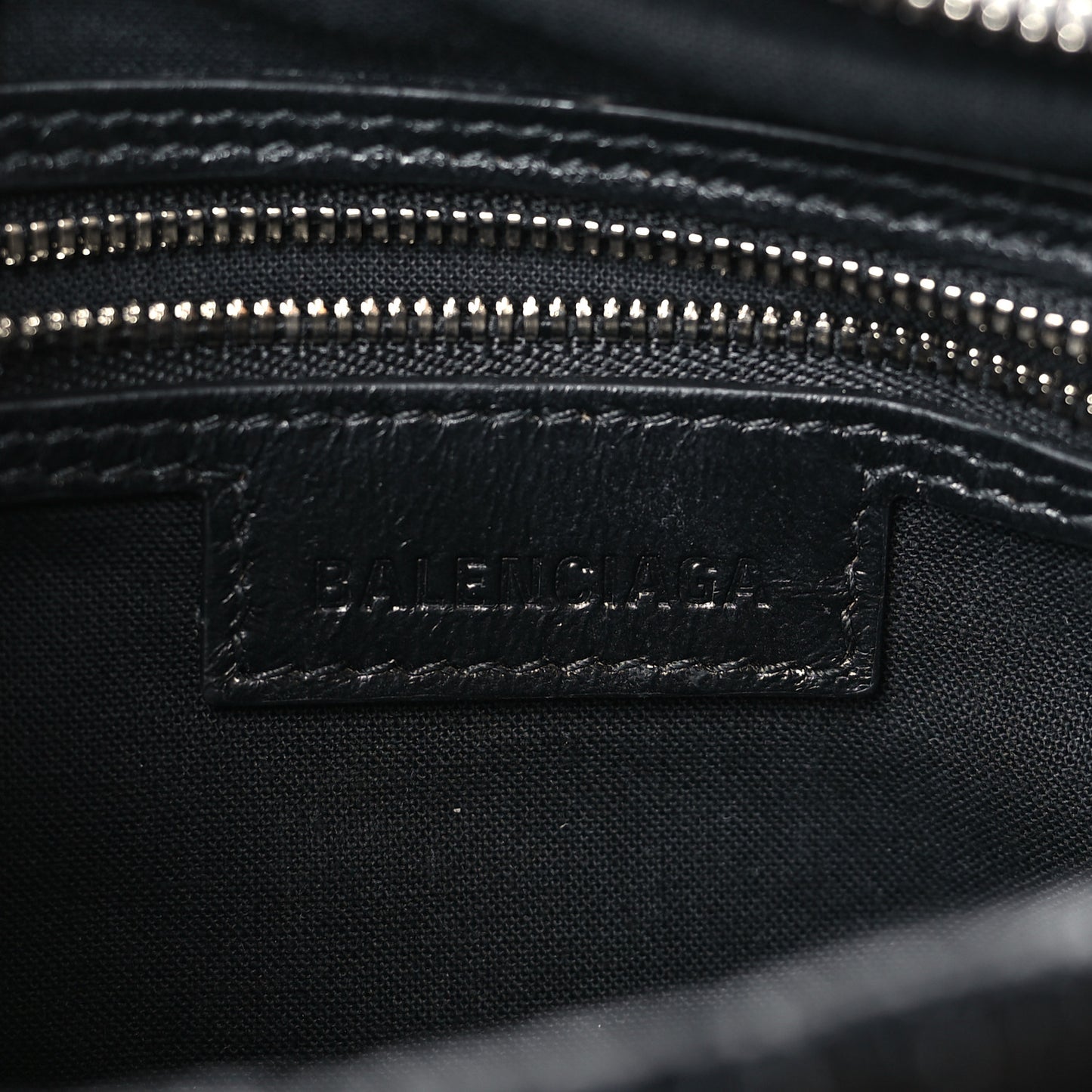 Agneau Arena Mini Le Cagole Duffle Crossbody Bag Black