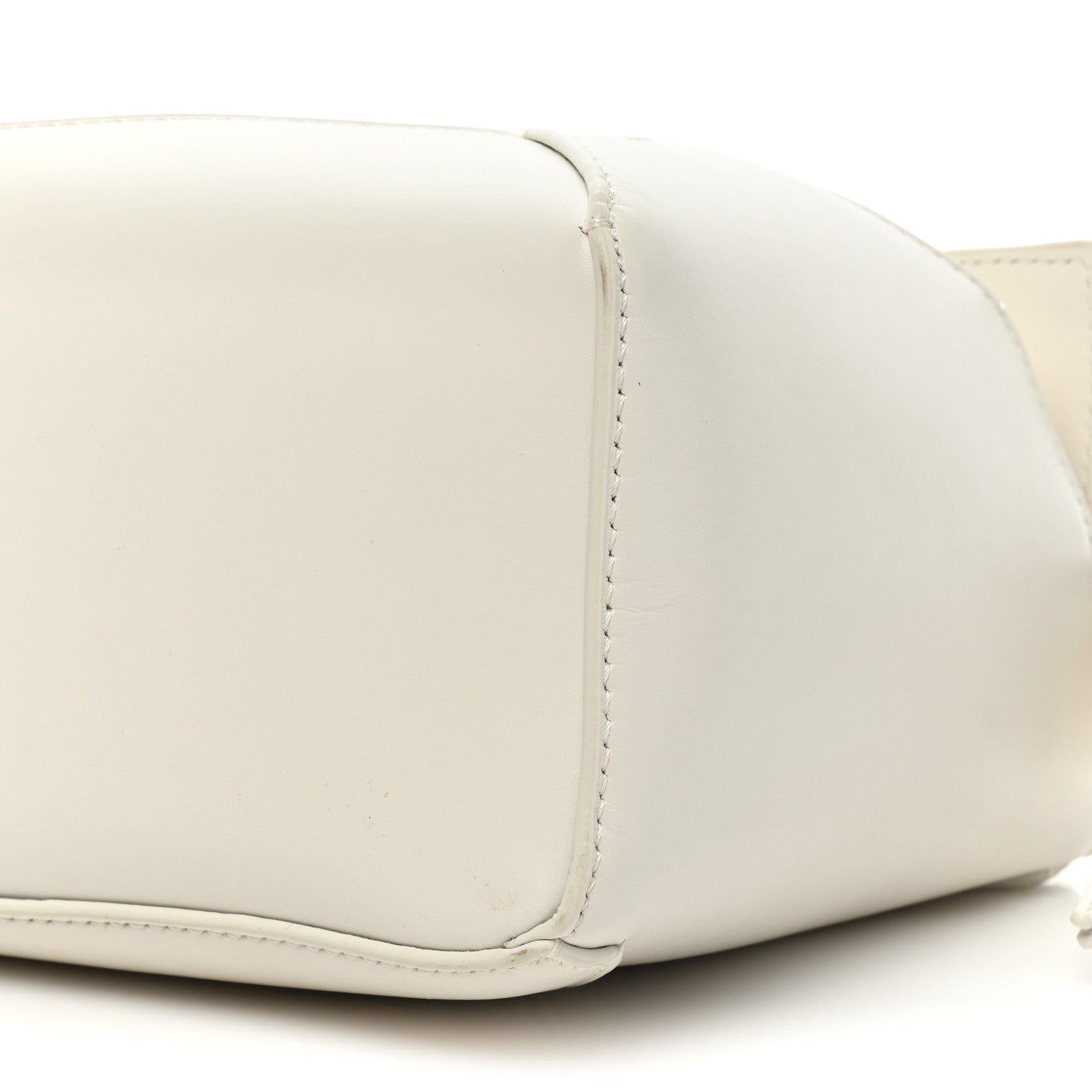 Loewe Satin Calfskin Small Puzzle Edge Bag White Glaze 7 of 11