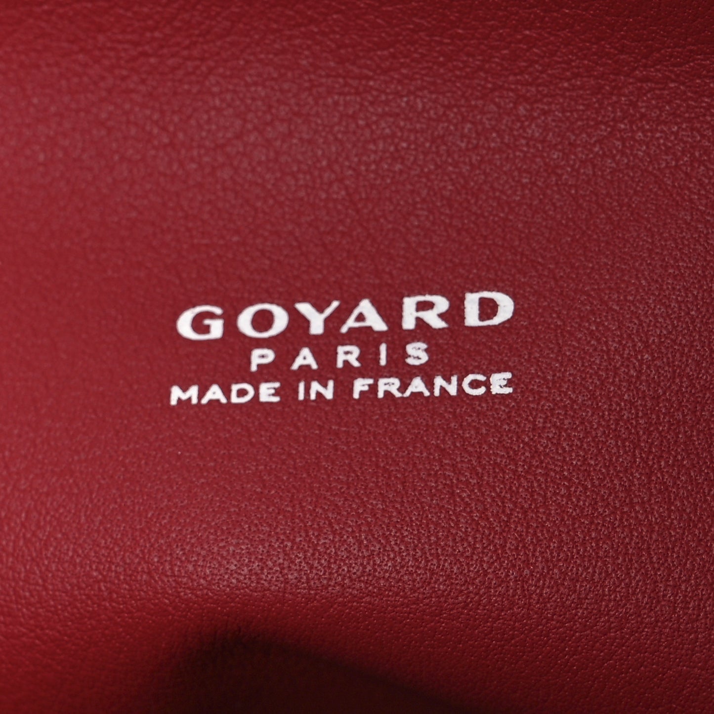 Goyardine Reversible Mini Anjou Red