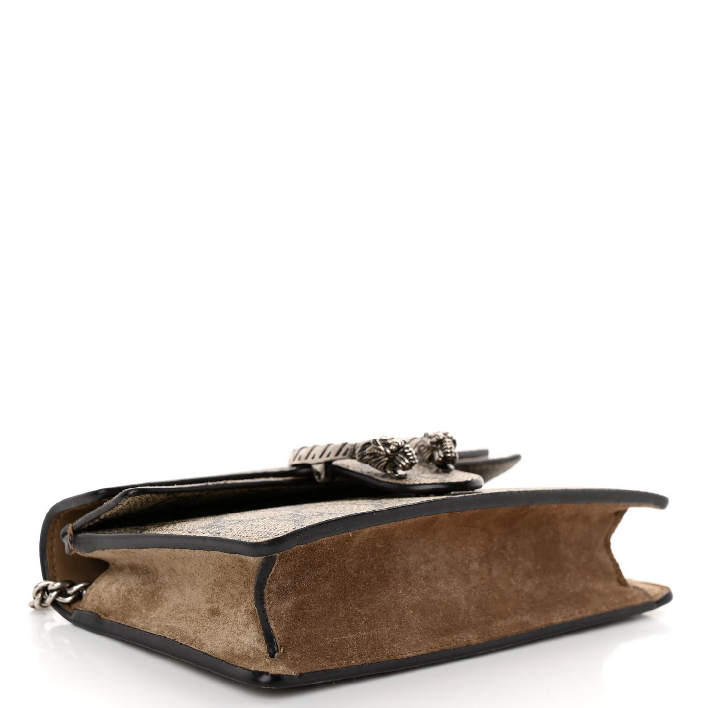 GG Supreme Monogram Super Mini Dionysus Shoulder Bag Taupe