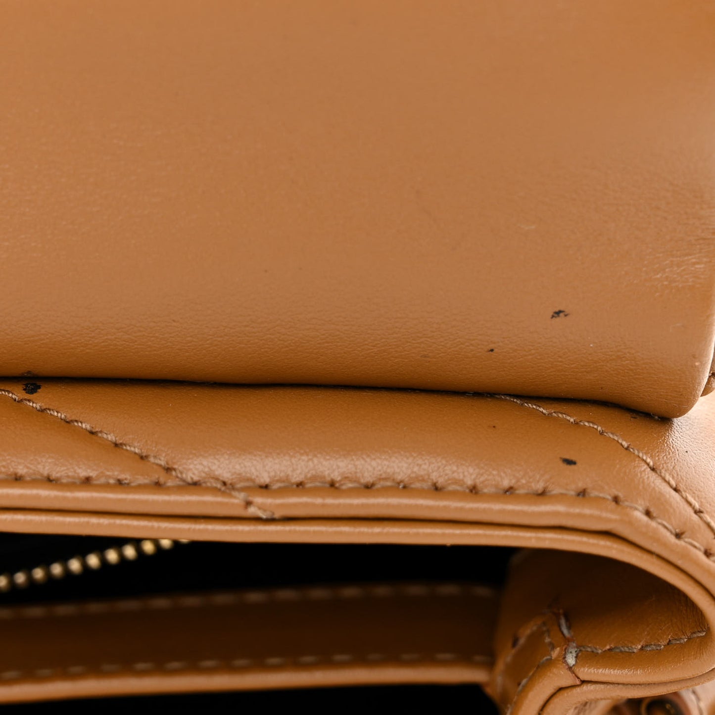 Calfskin Y Quilted Monogram Toy Loulou Crossbody Bag Dark Natural