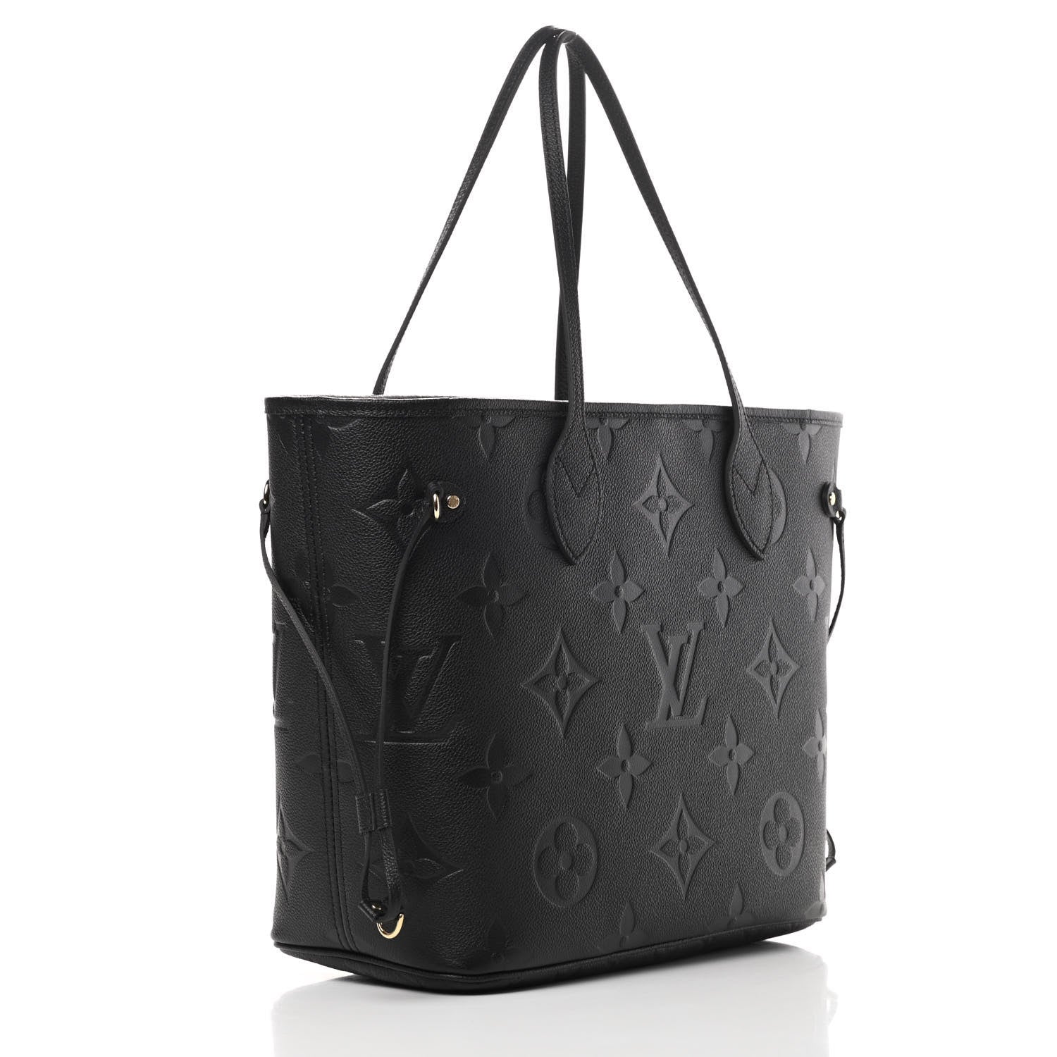 Louis Vuitton Empreinte Monogram Giant Neverfull MM Black 4 of 12