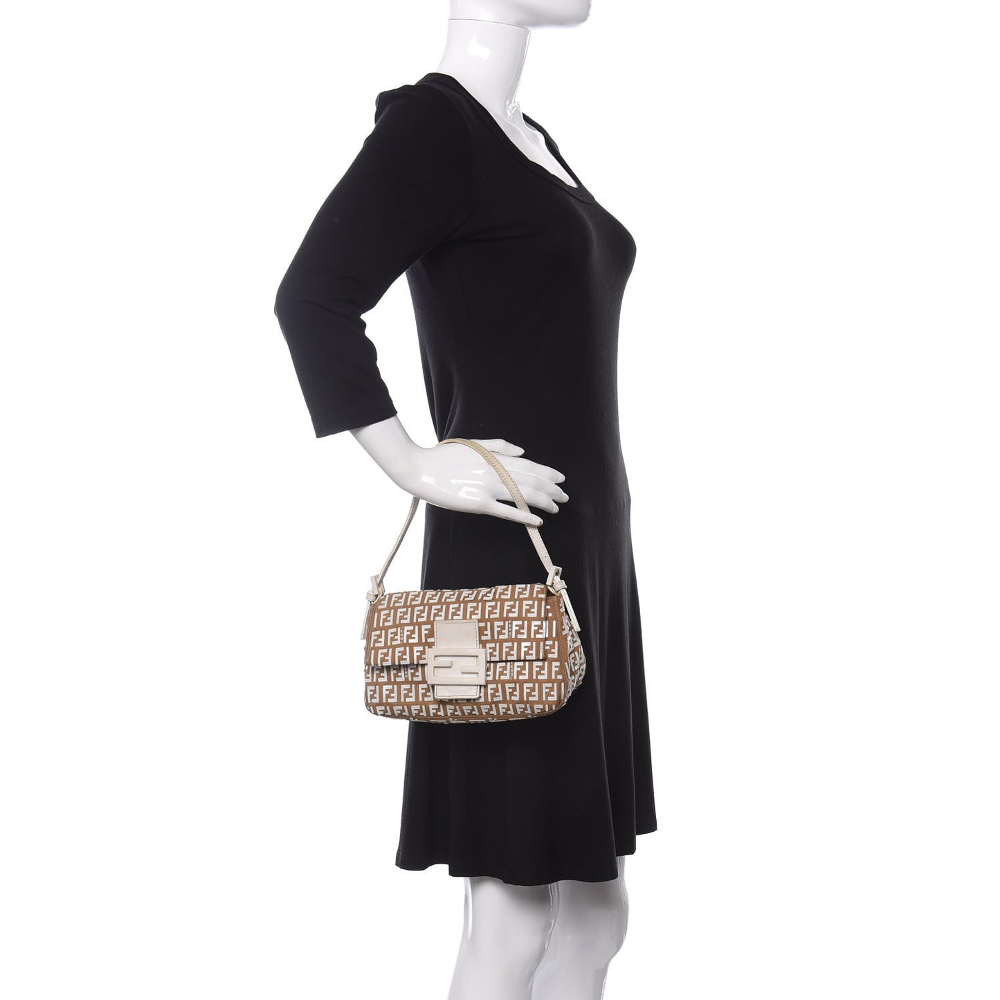 Zucchino Embellished Mini Mama Baguette Beige