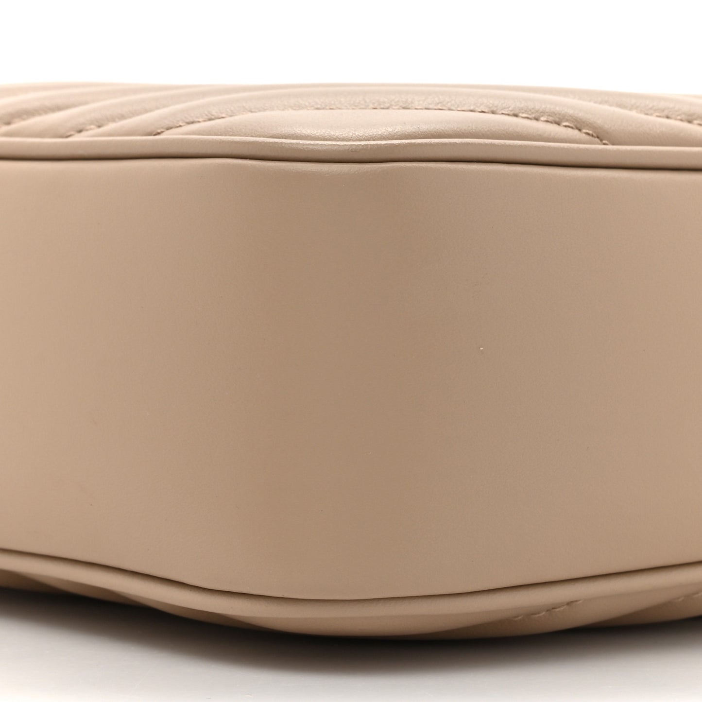 Calfskin Matelasse Monogram Lou Camera Bag Dark Beige
