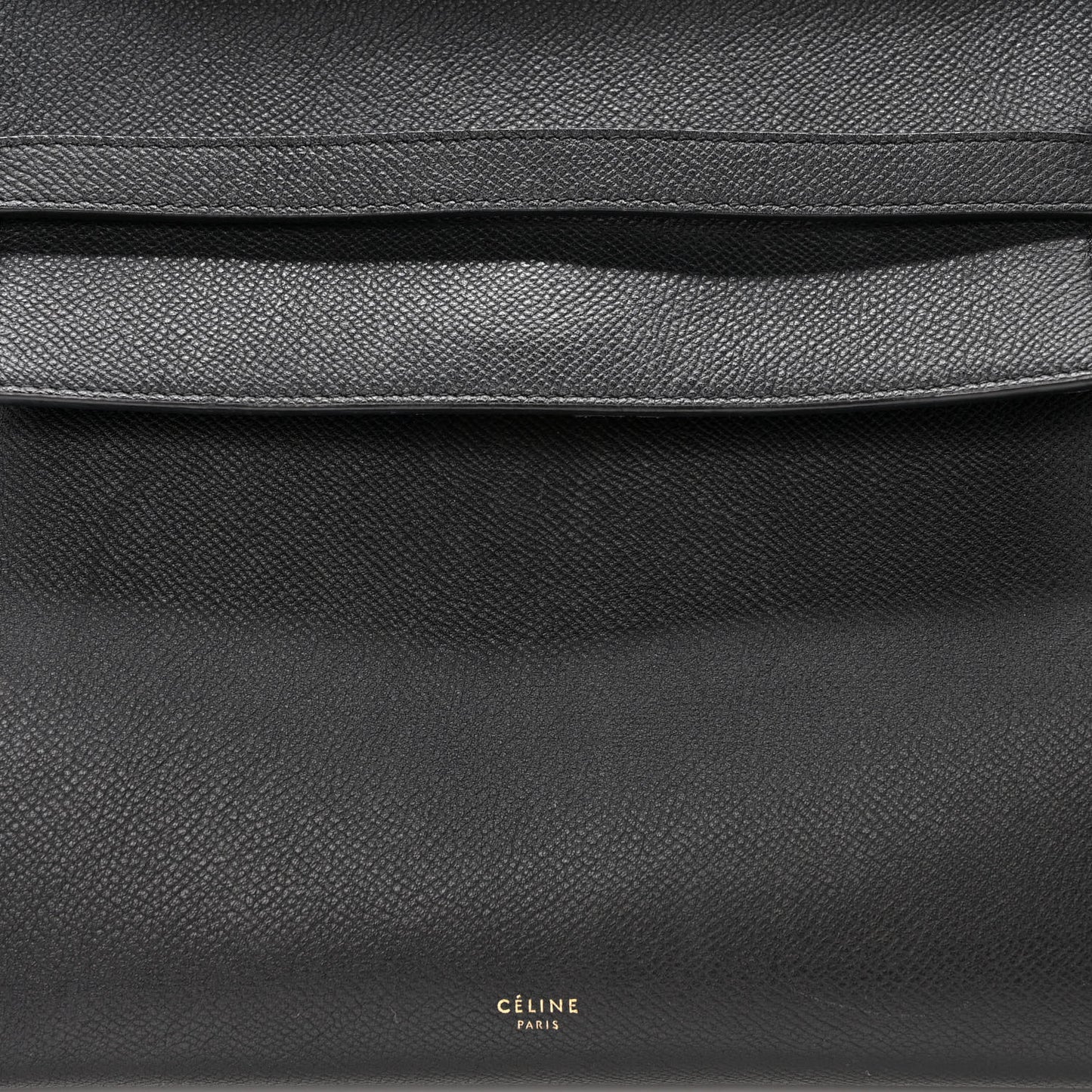 Grained Calfskin Small Belt Bag Black