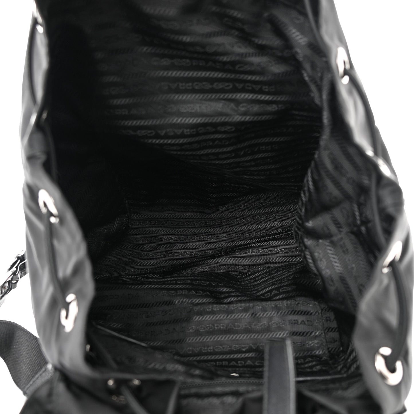 Nylon Vela Large Backpack Black