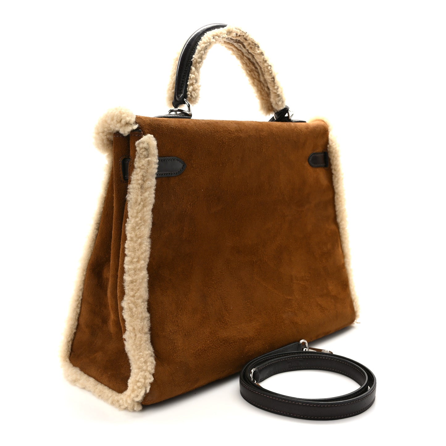 Veau Doblis Mouton Shearling Swift Teddy Kelly 35 Alezan Ebene