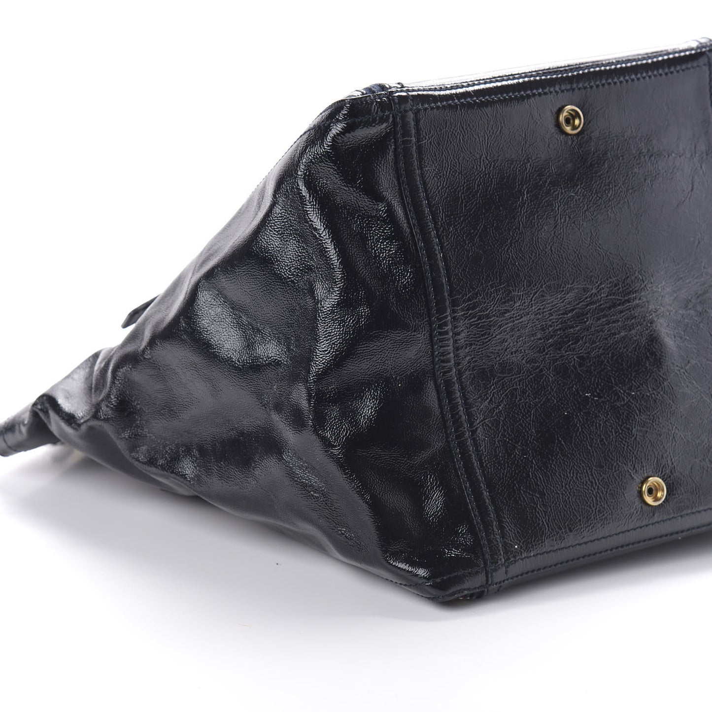 Patent Large Downtown Tote Black