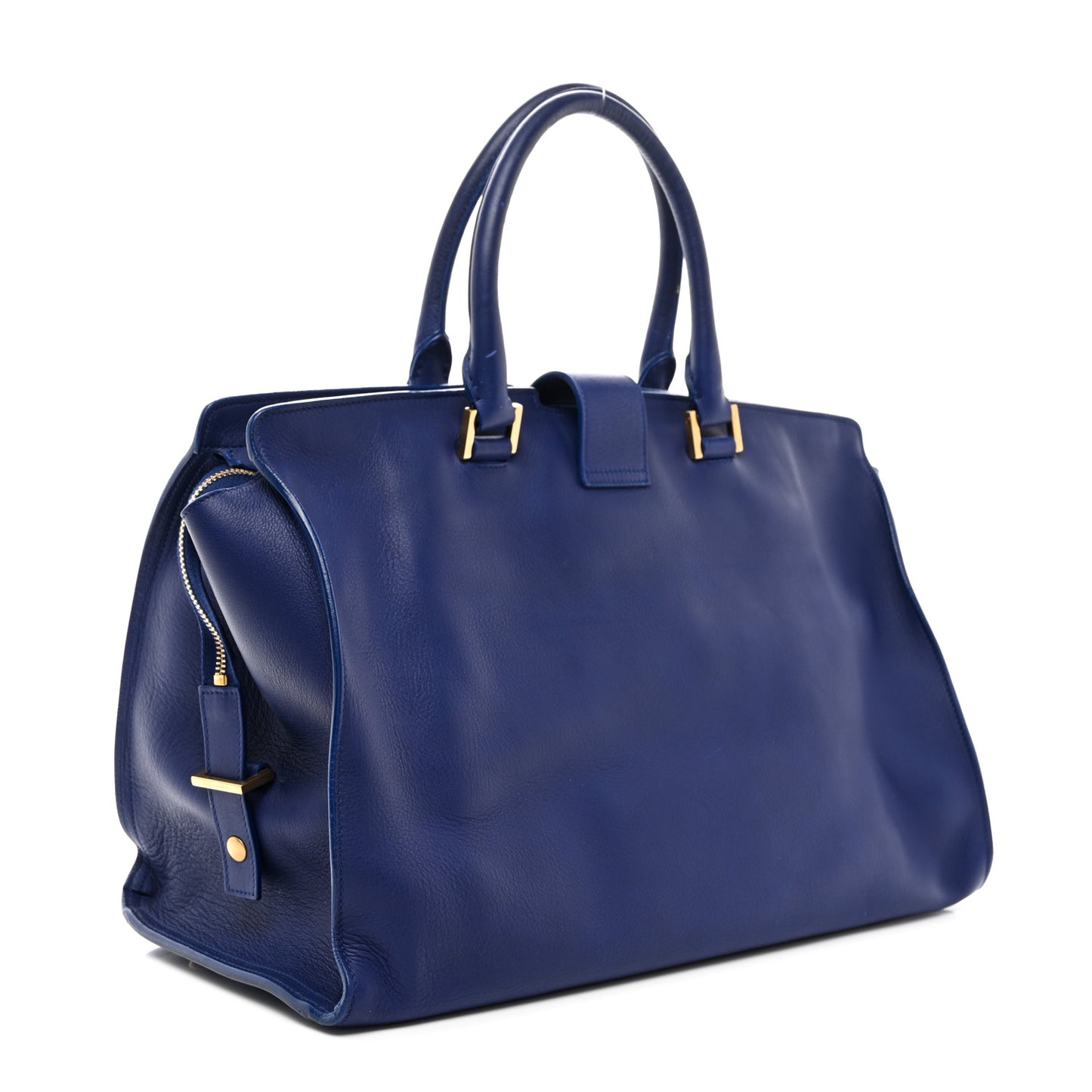 Calfskin Small Classic Y Cabas Navy