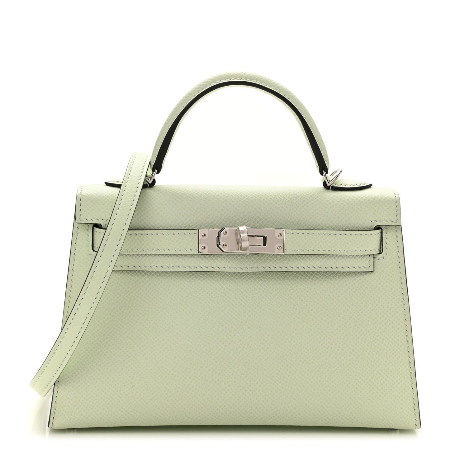 Epsom Mini Kelly Sellier 20 Vert Fizz